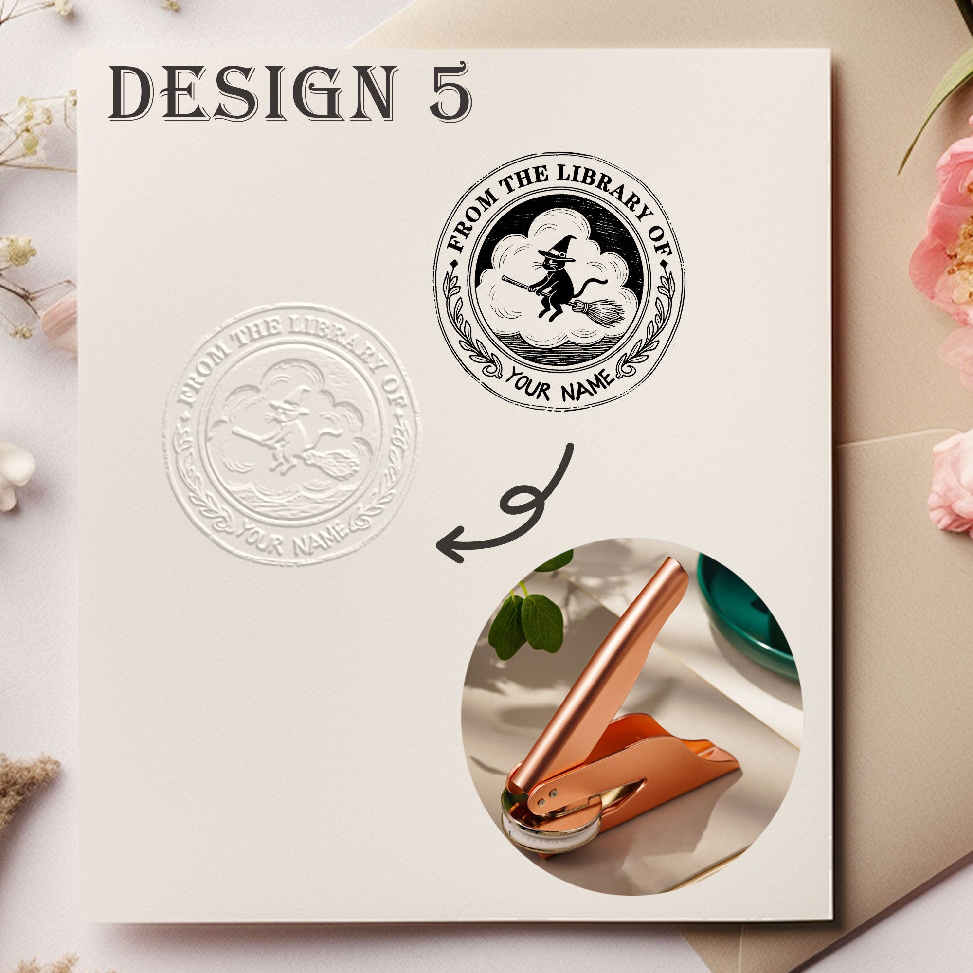 Custom Library Book Embosser