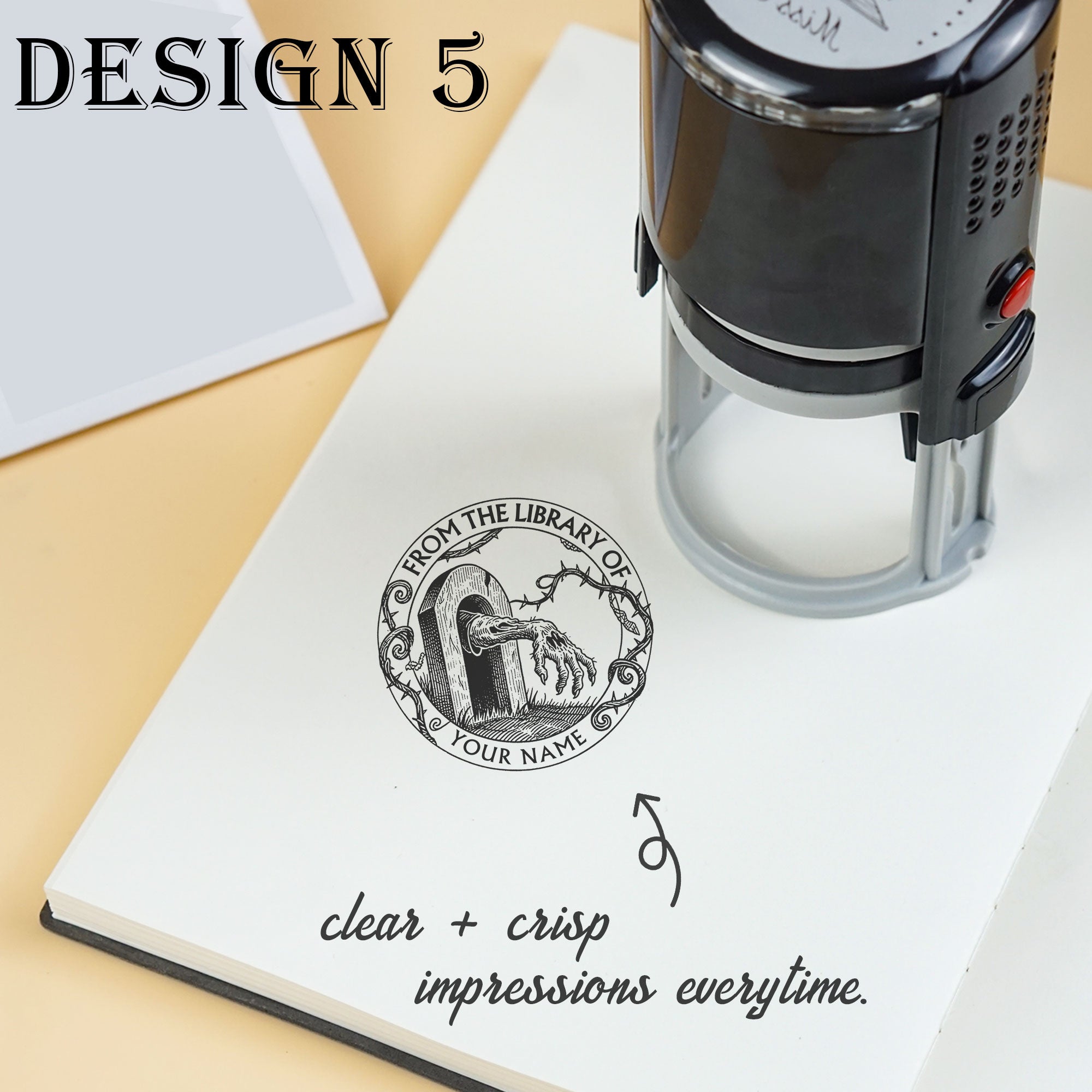 Private Library Self‑inking Stamp