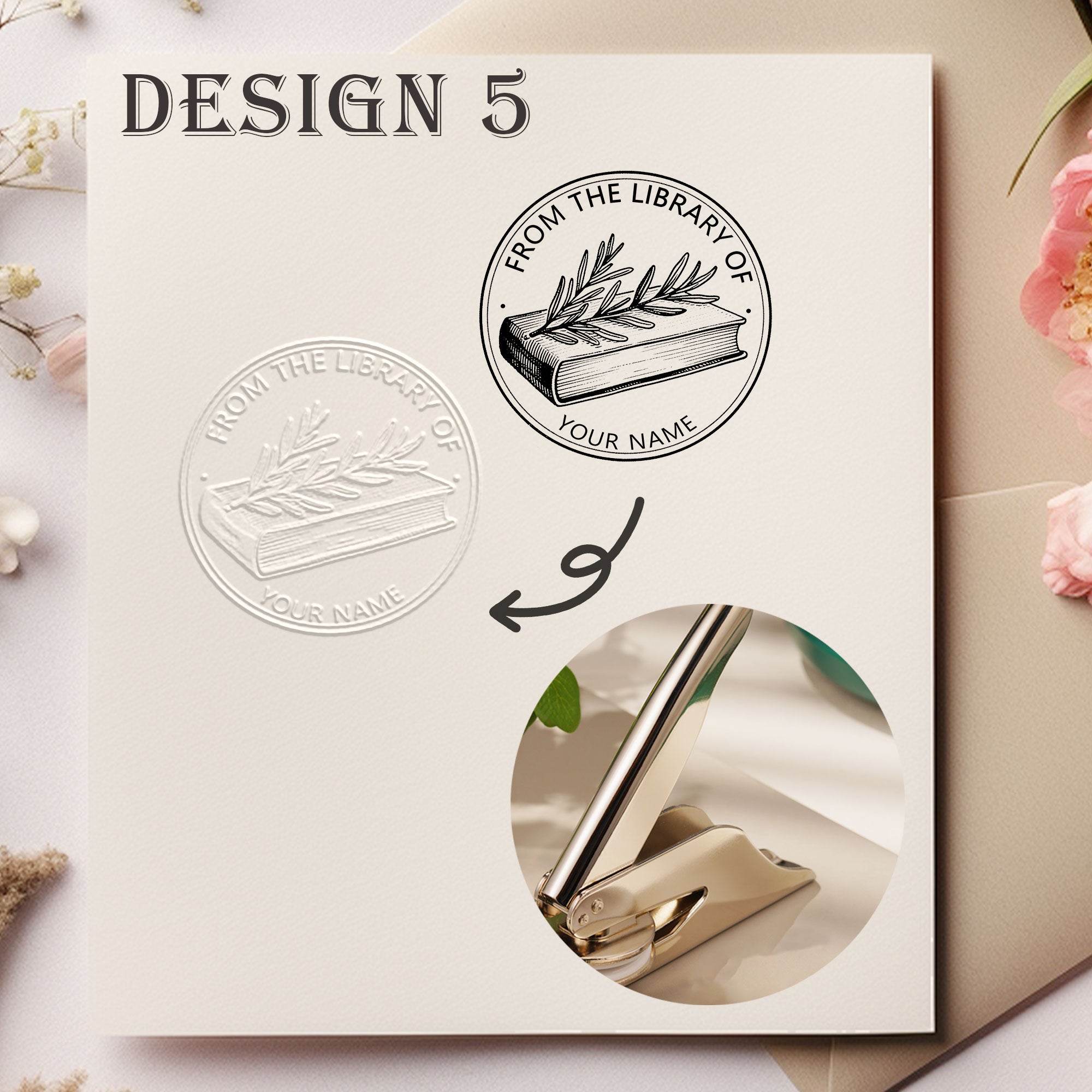 Custom Rustic Book Embosser