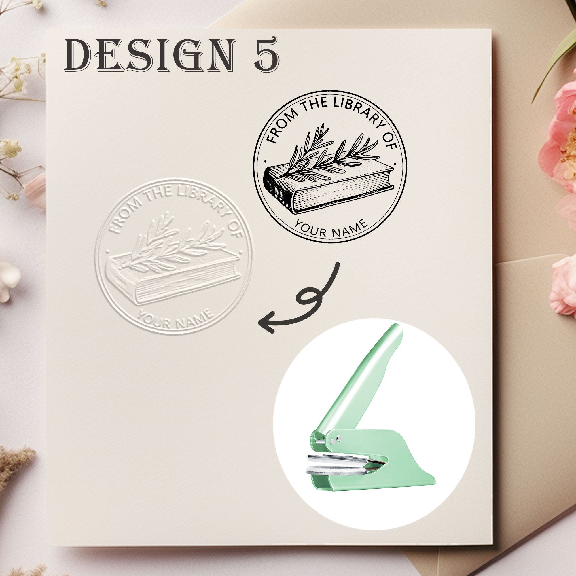 Custom Rustic Book Embosser