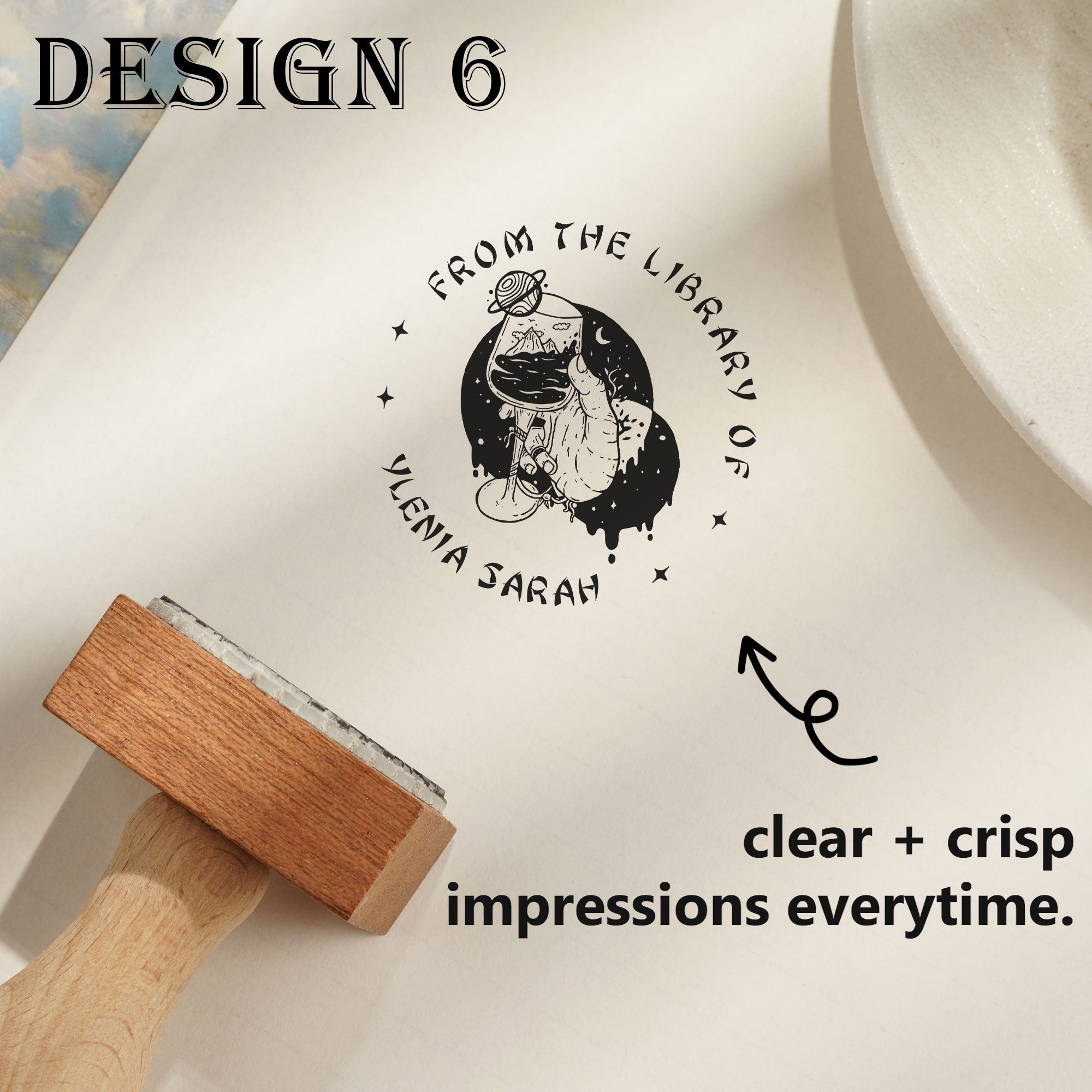 Custom Old Style Rubber Stamp