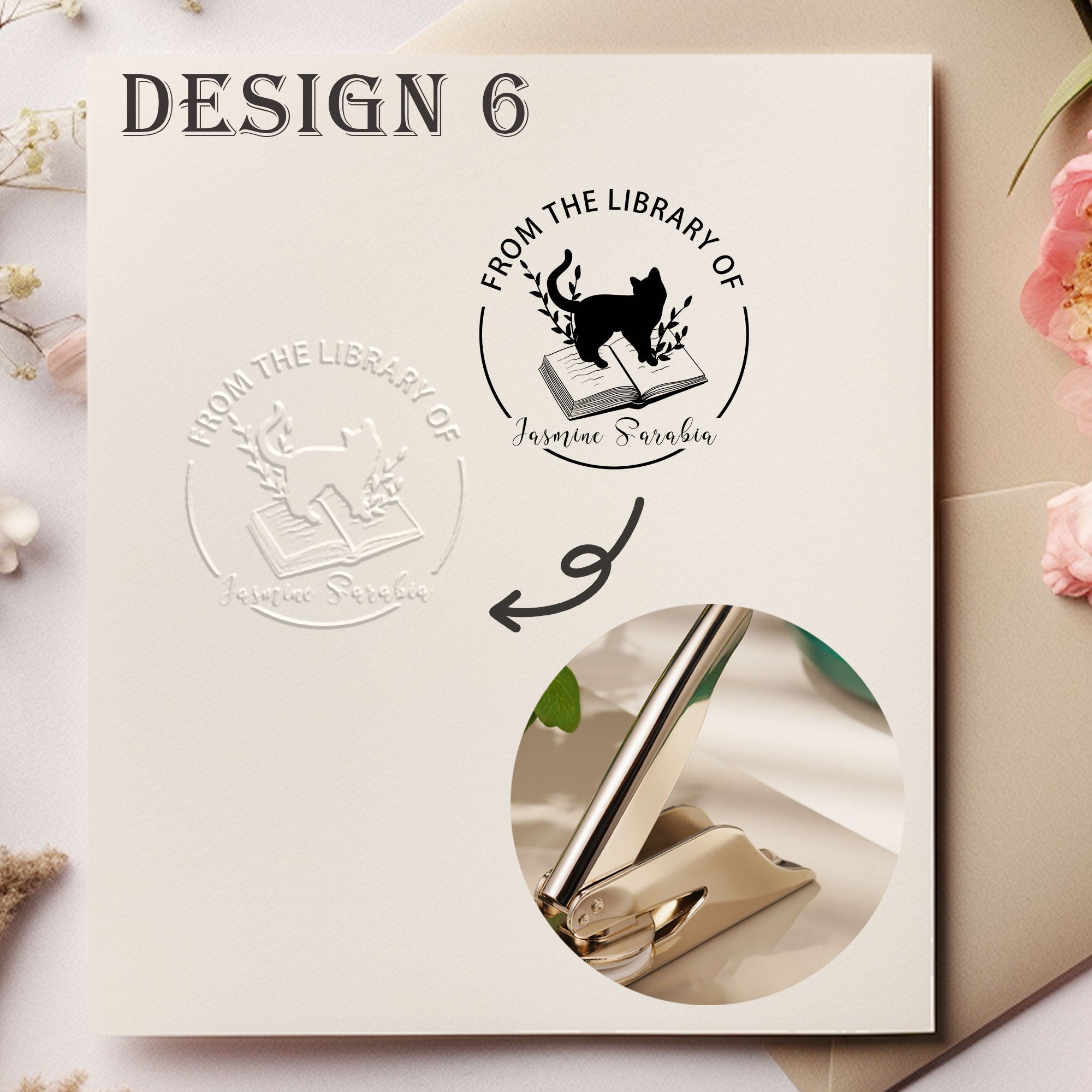 Custom Retro Design Embosser