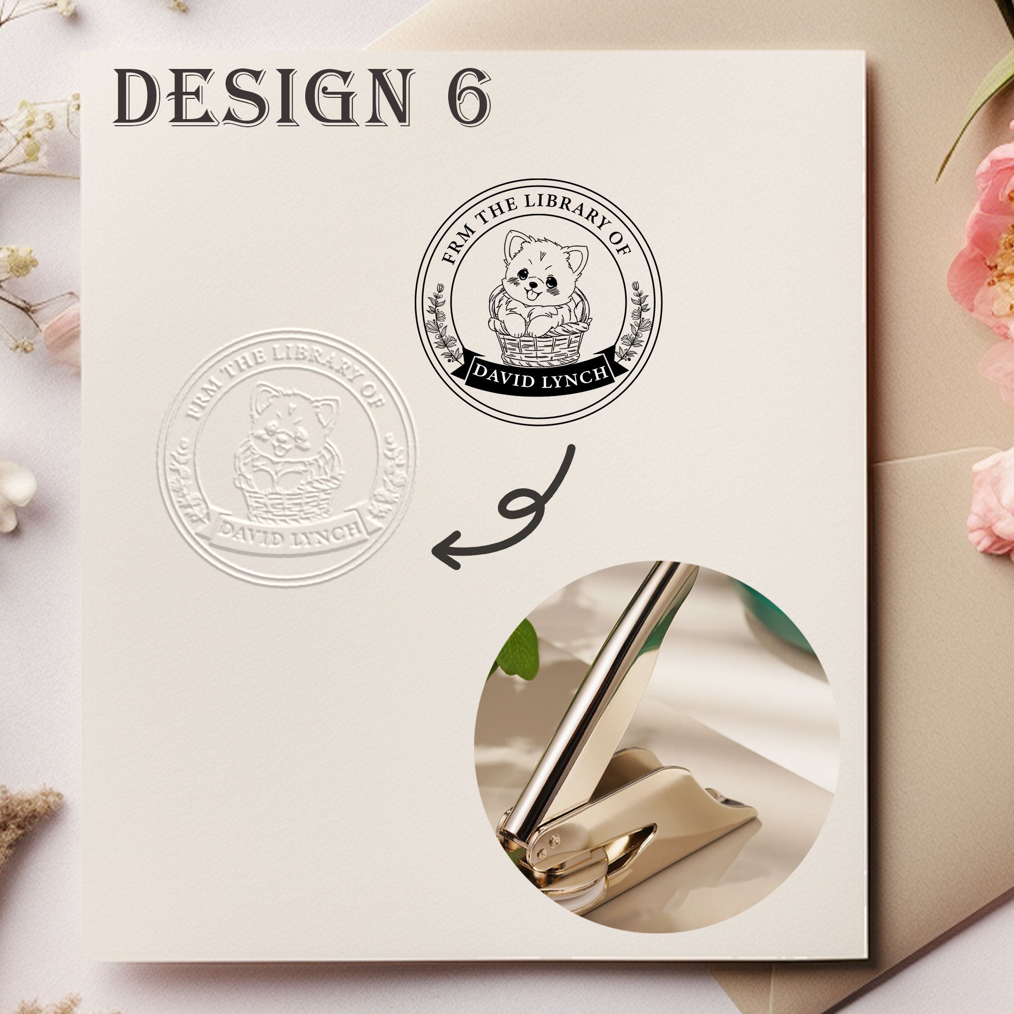 Custom Home Stationery Embosser