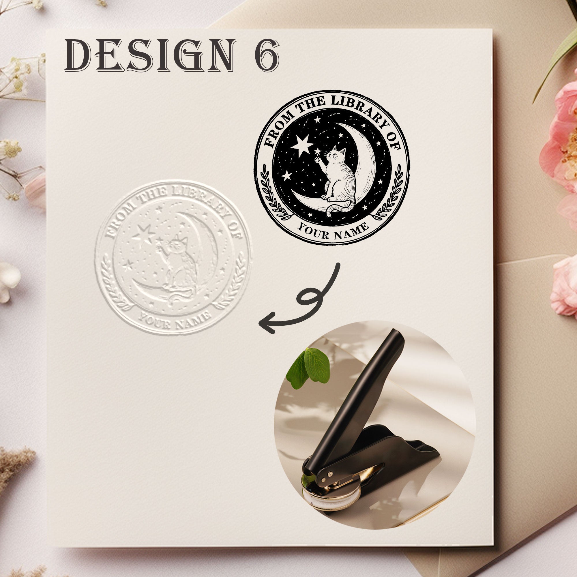 Custom Library Book Embosser