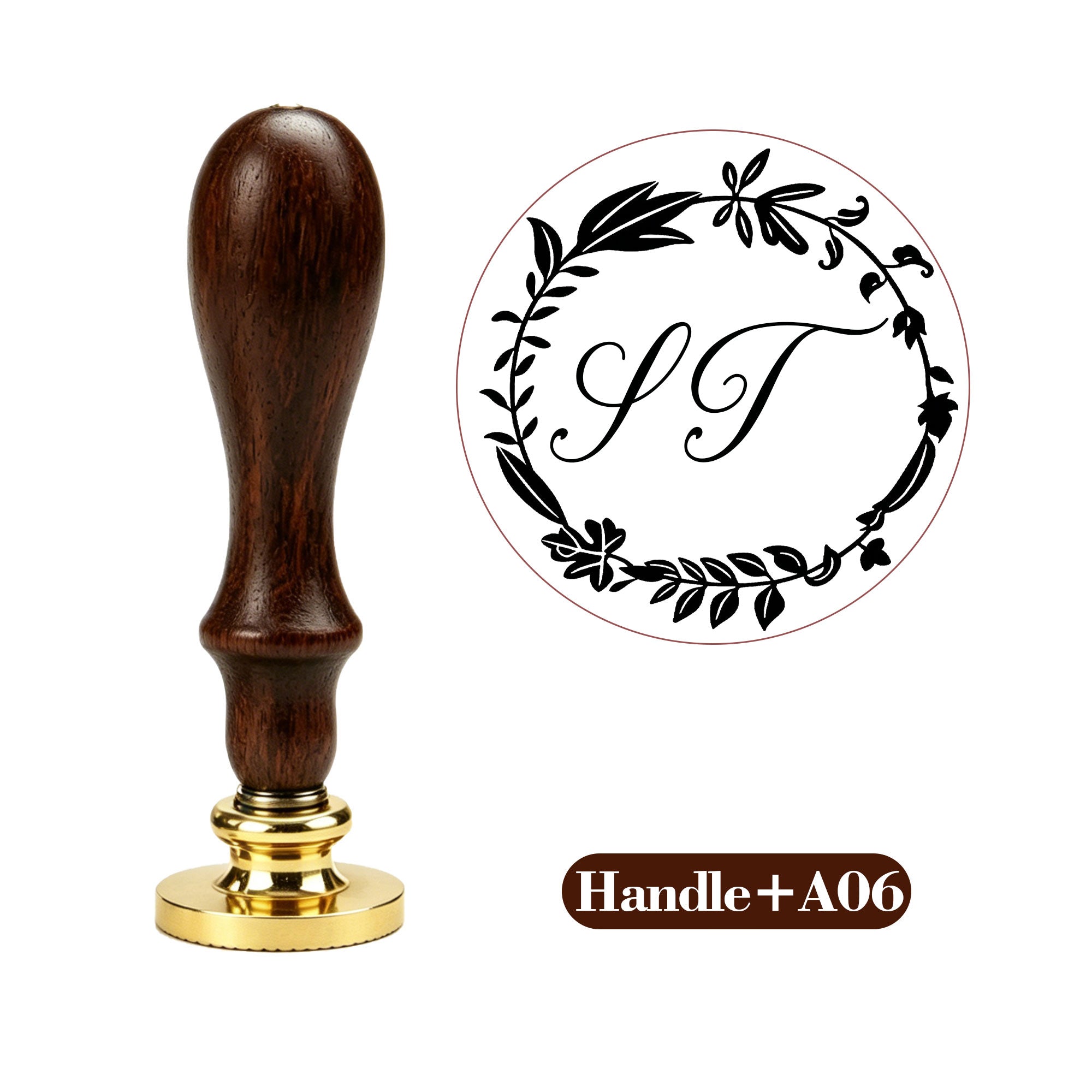 Decorative wax stamp