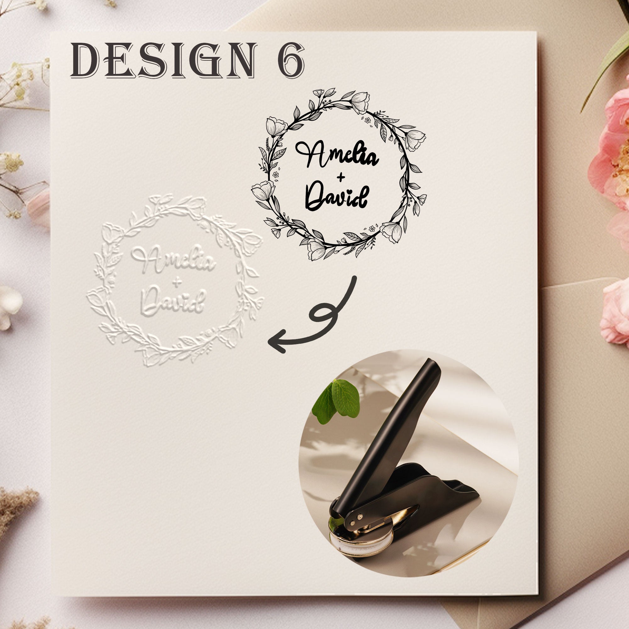 Custom Mailing Wedding Embosser