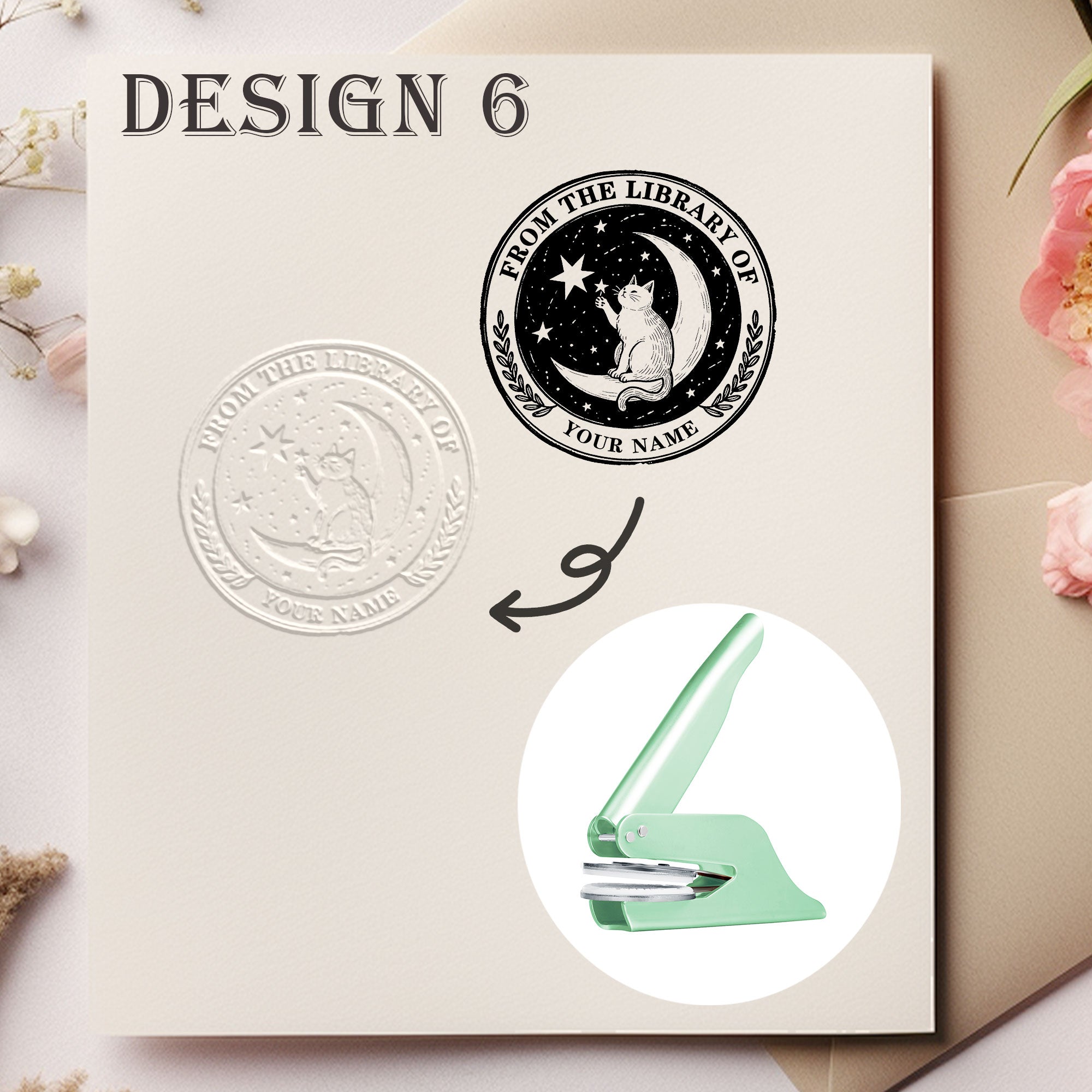 Custom Library Book Embosser
