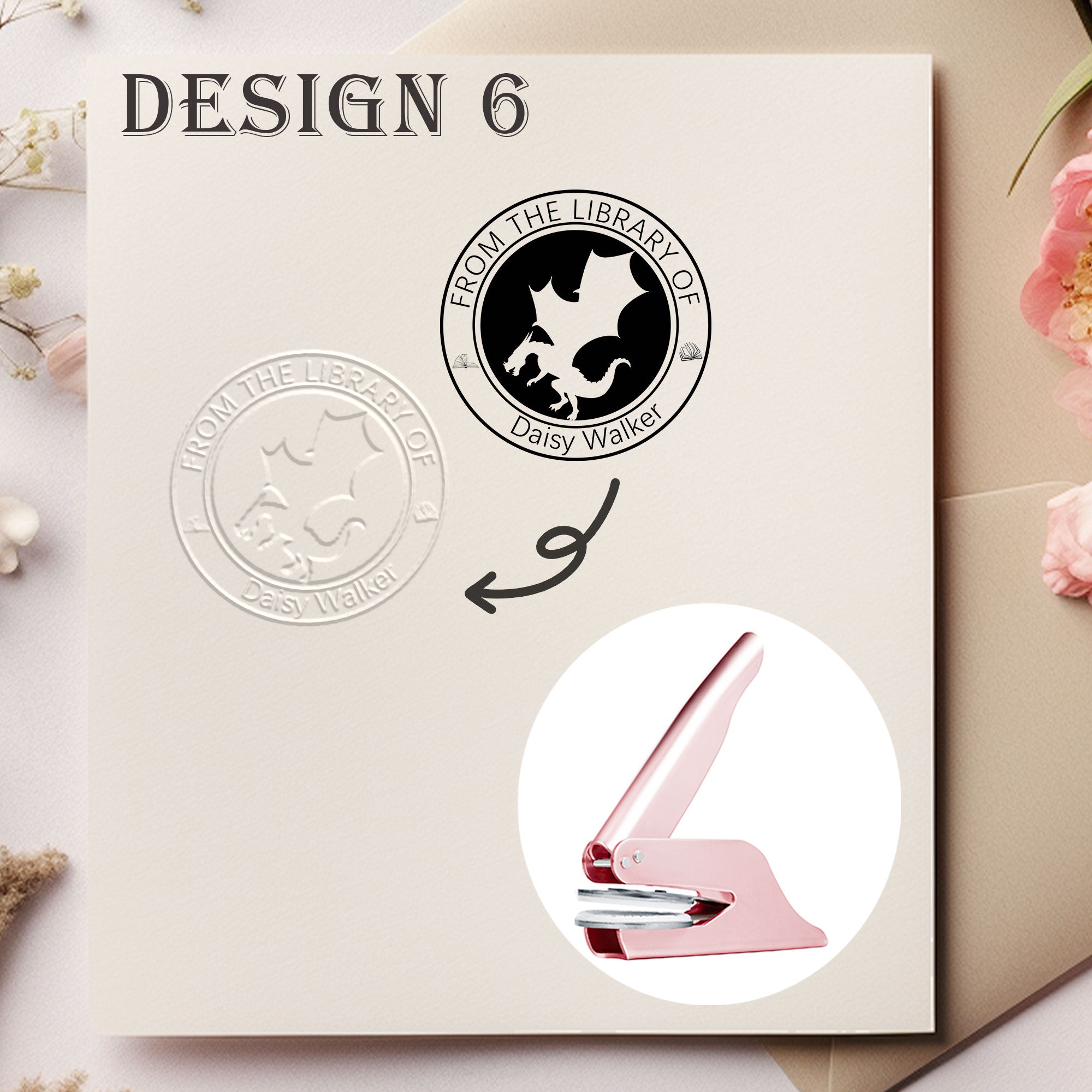 Custom Modern Book Embosser