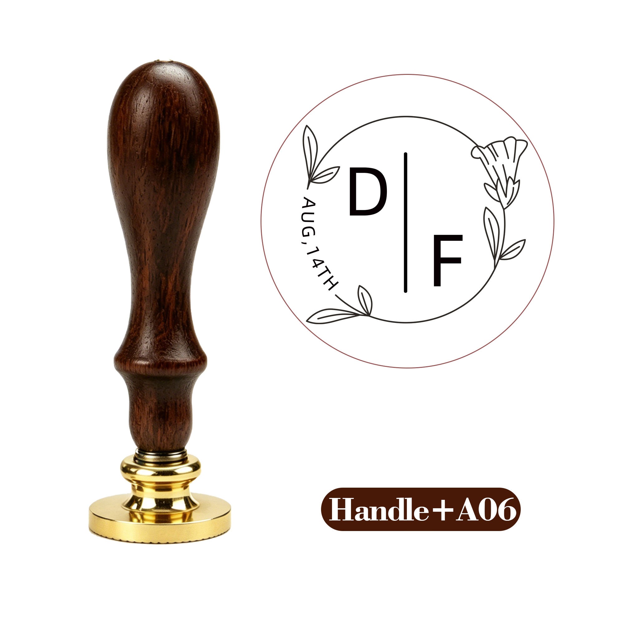 Vintage-style wax seal decorative craft