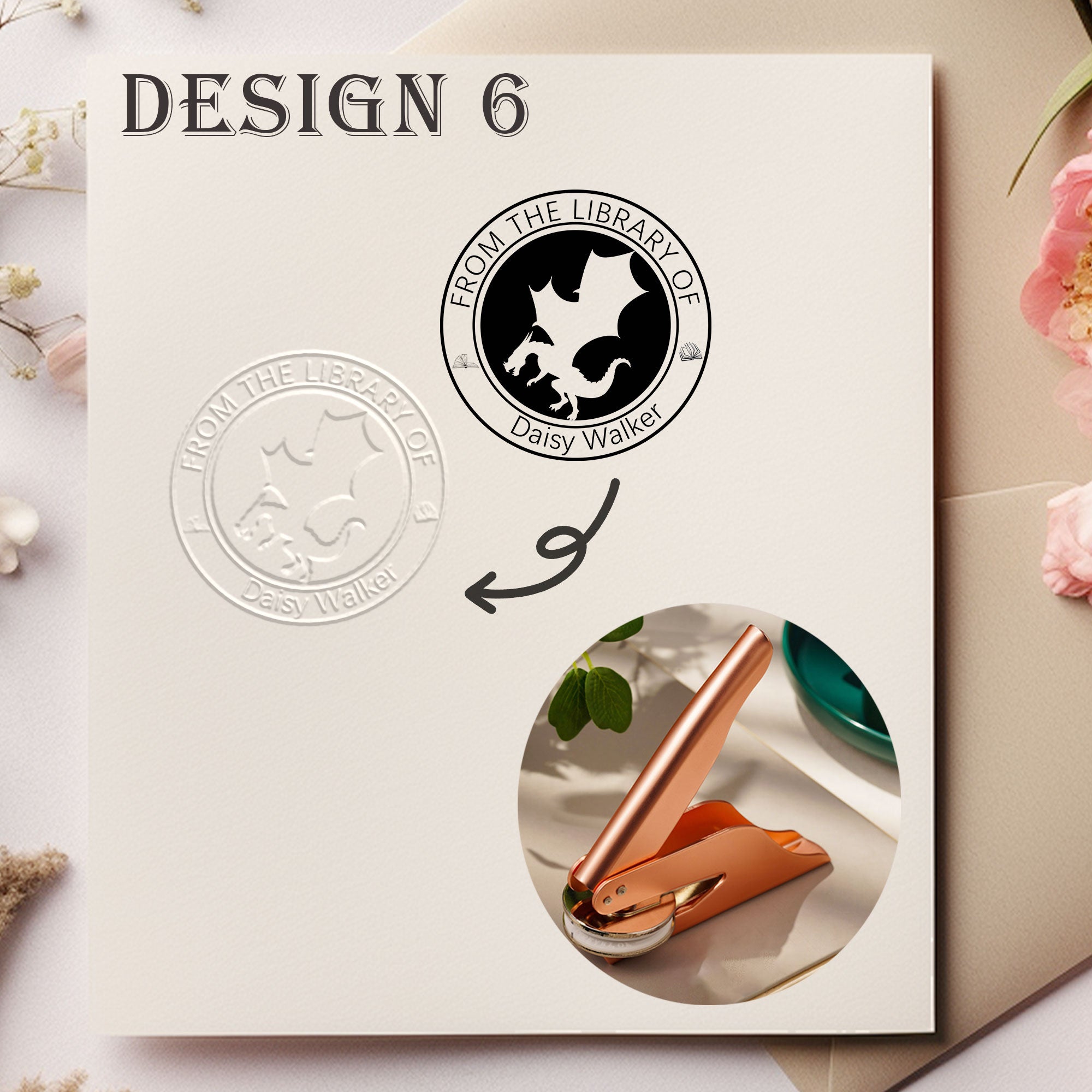 Custom Modern Book Embosser