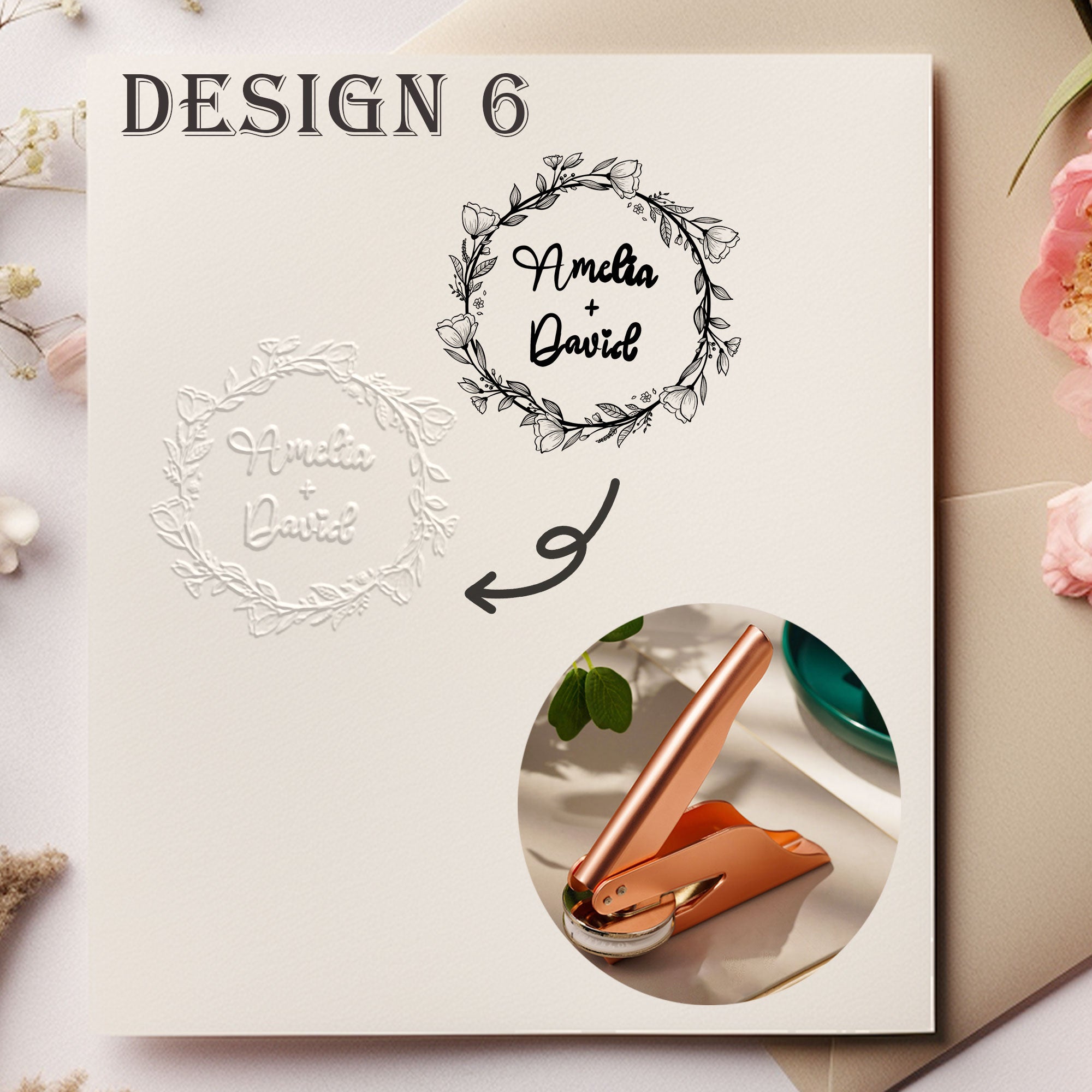 Custom Mailing Wedding Embosser
