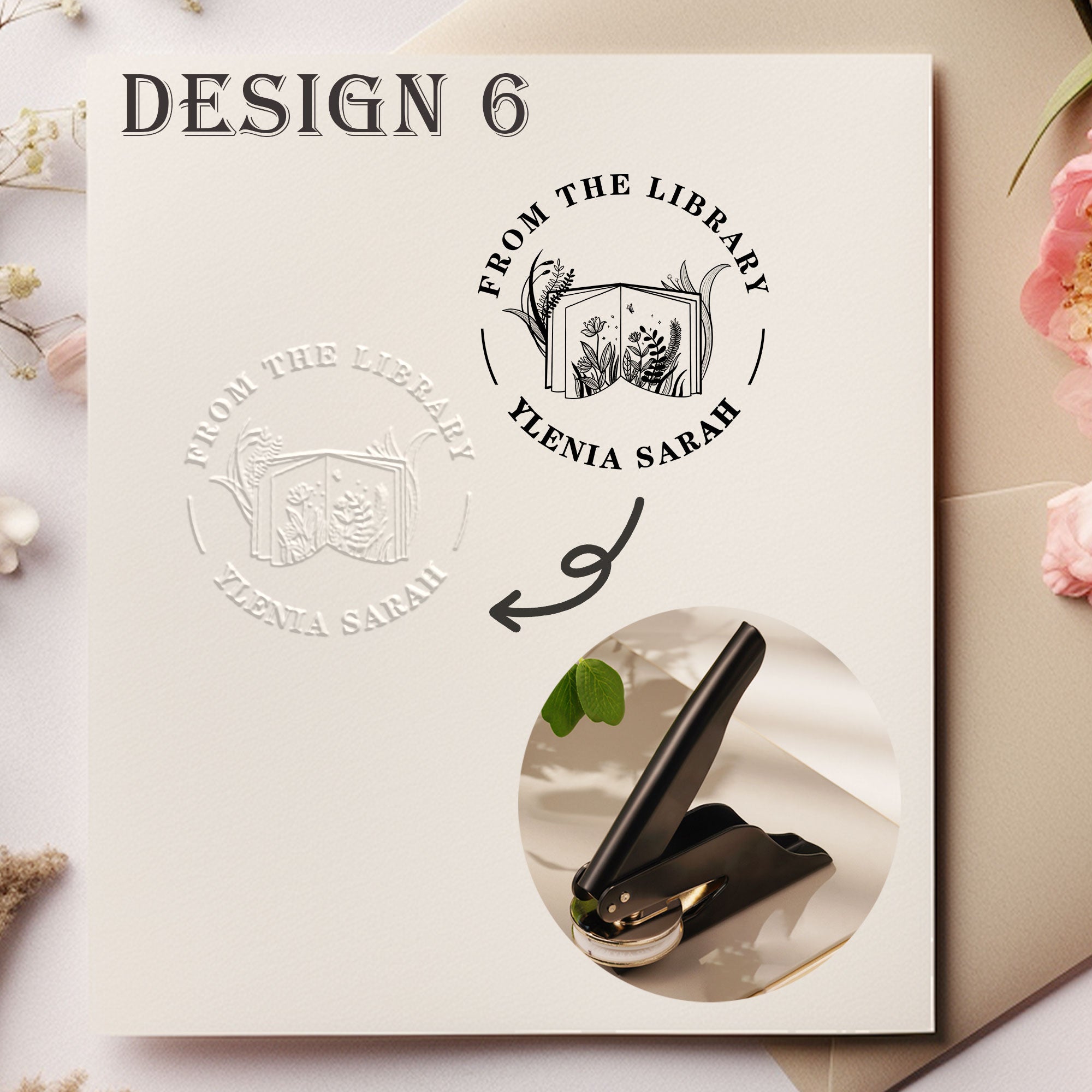 Custom Bookplate Embosser