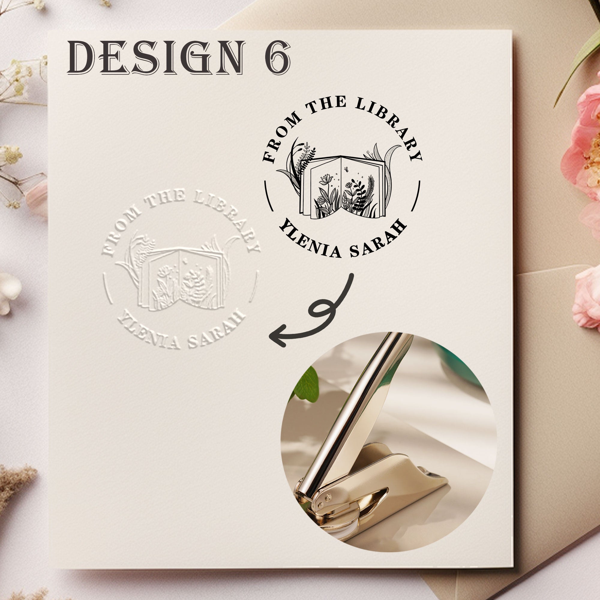 Custom Bookplate Embosser