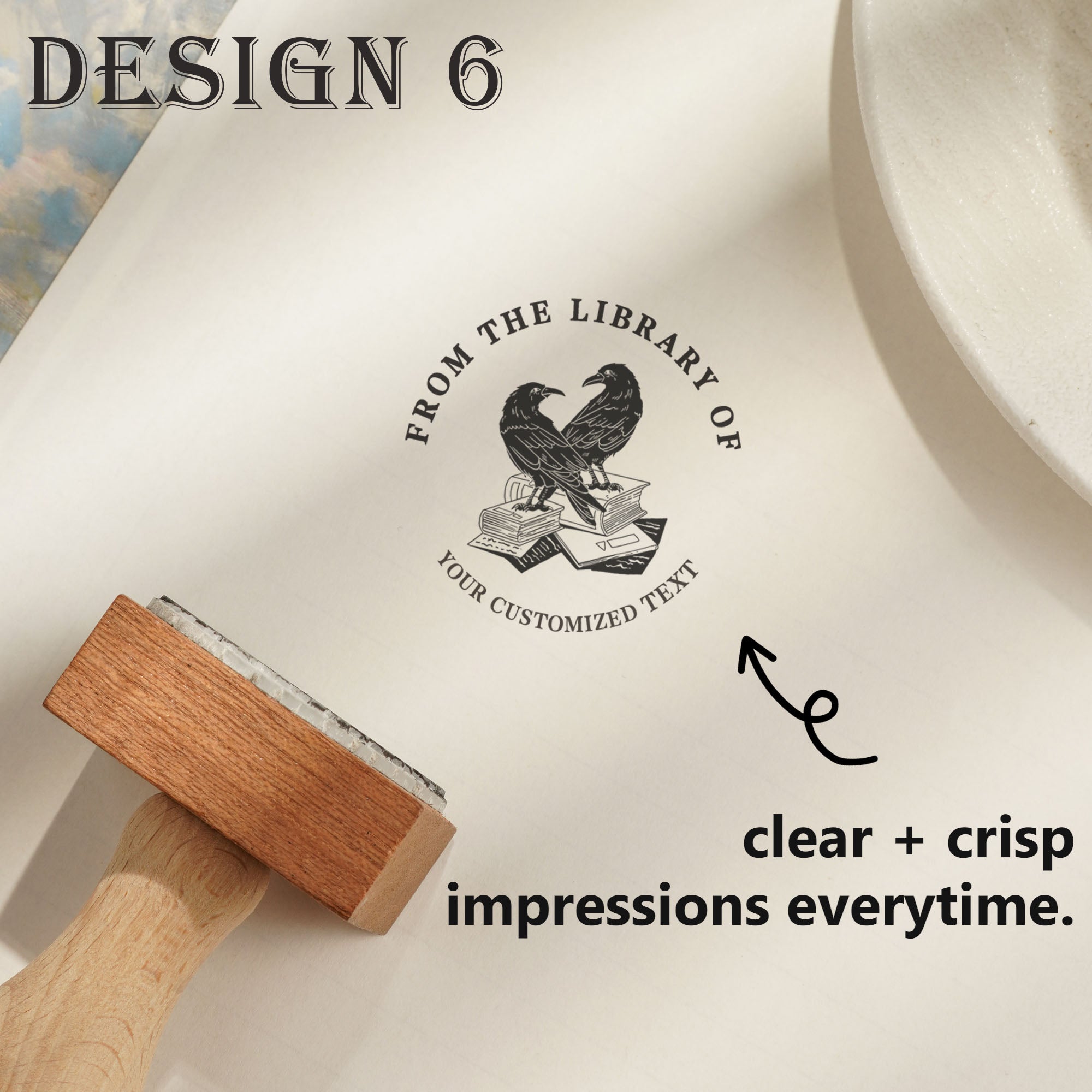 Custom Creative Wood Stamp
