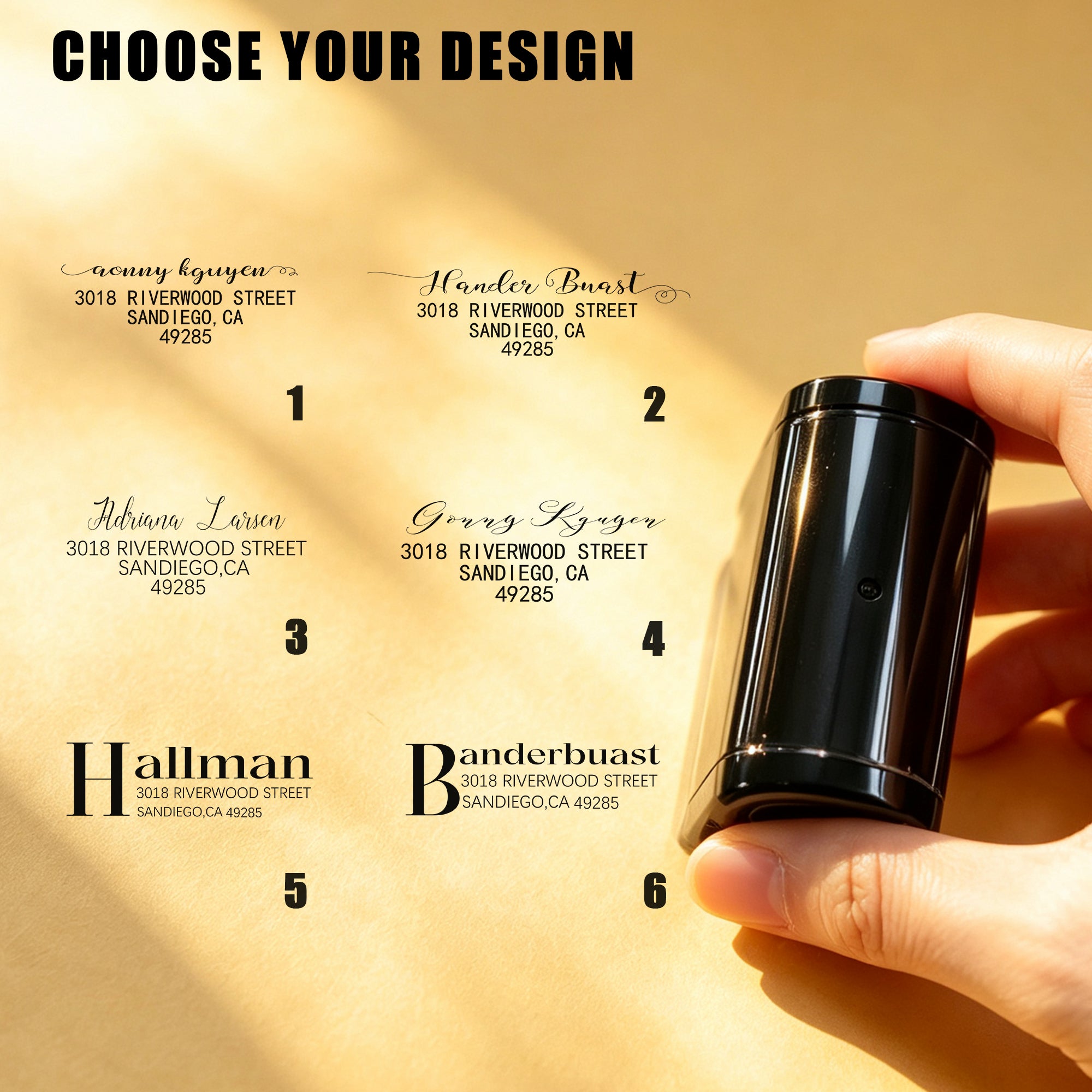 Personalized Return Address Stamp