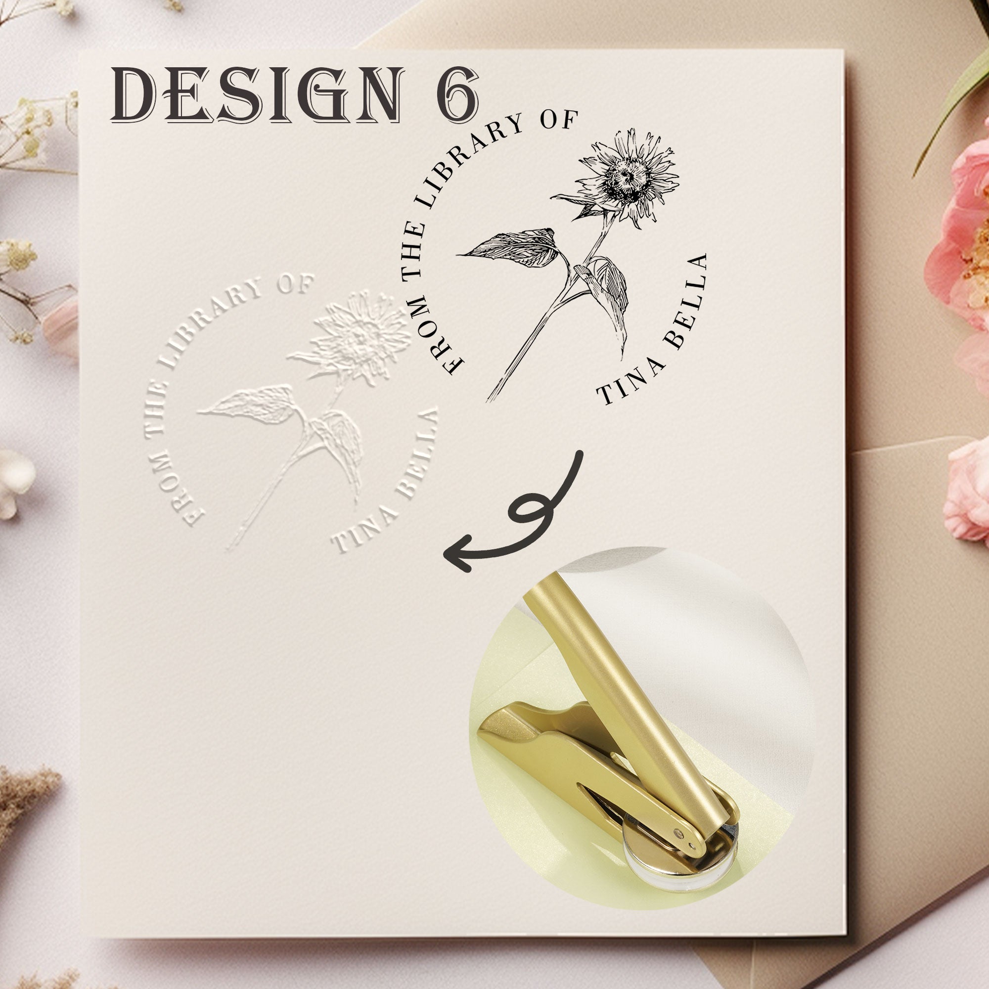 Custom Rustic Book Embosser