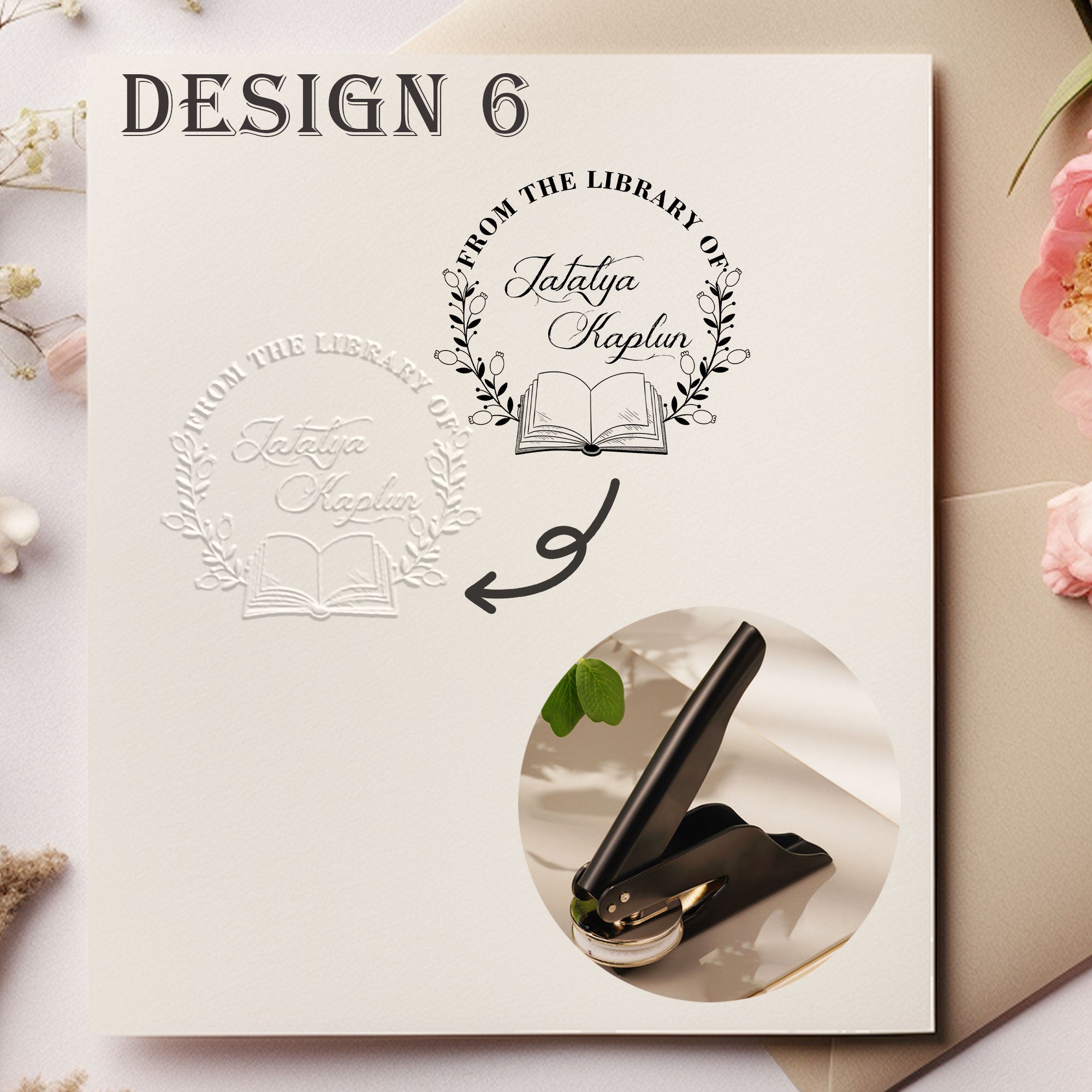 Custom Literary Book Embosser