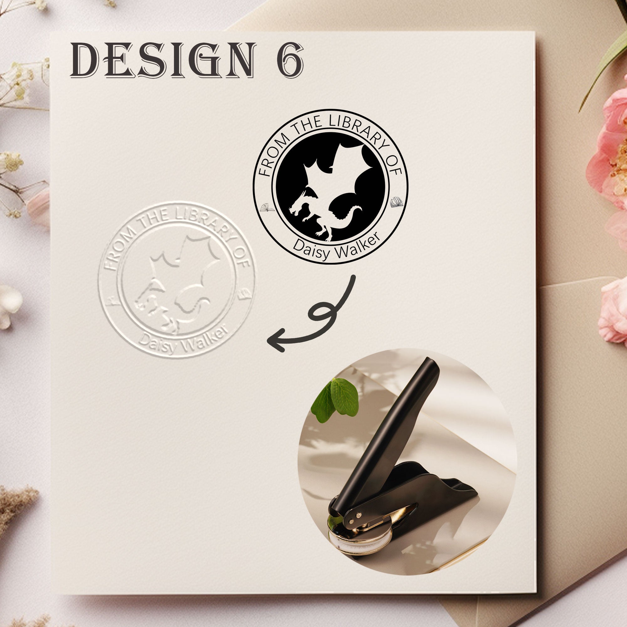 Custom Modern Book Embosser