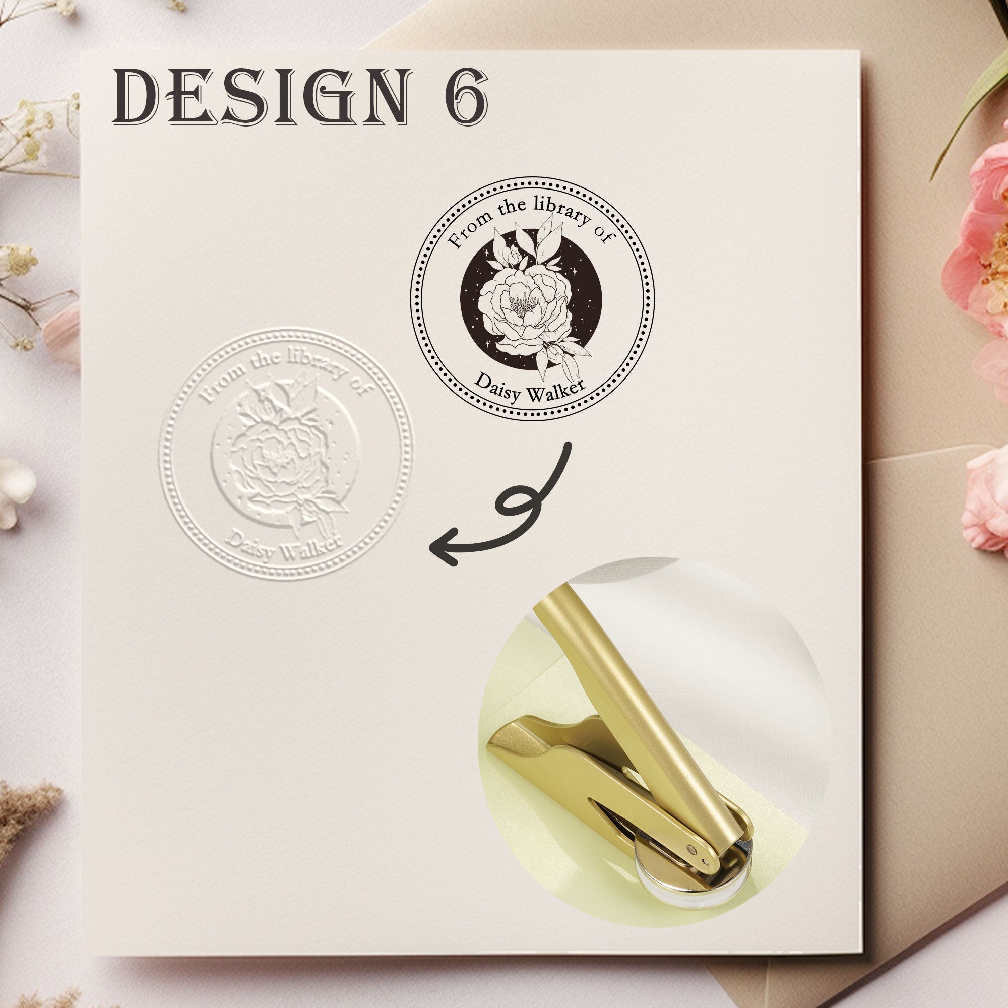 Custom Retro Keepsake Embosser