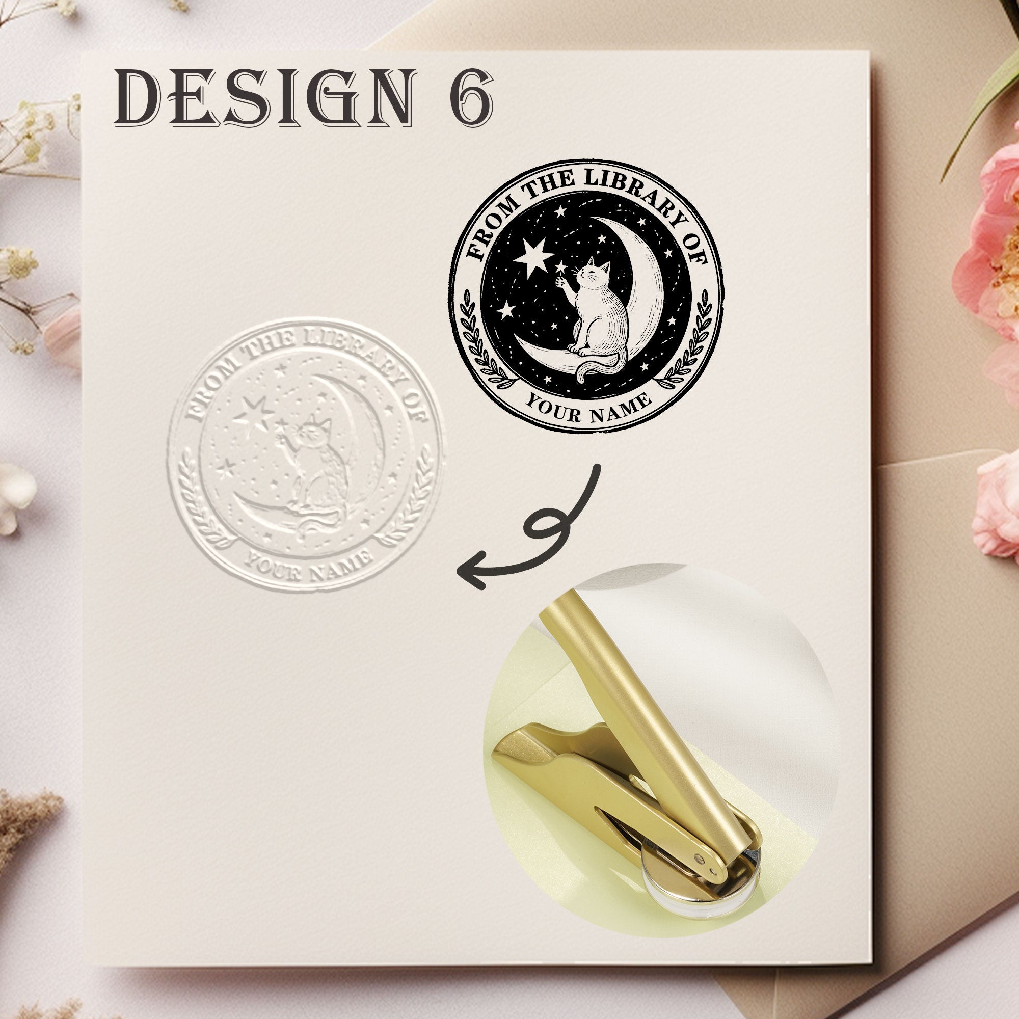 Custom Library Book Embosser
