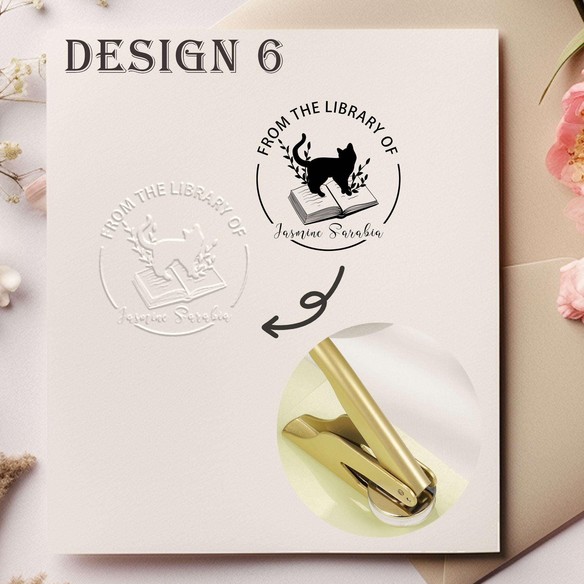 Custom Retro Design Embosser