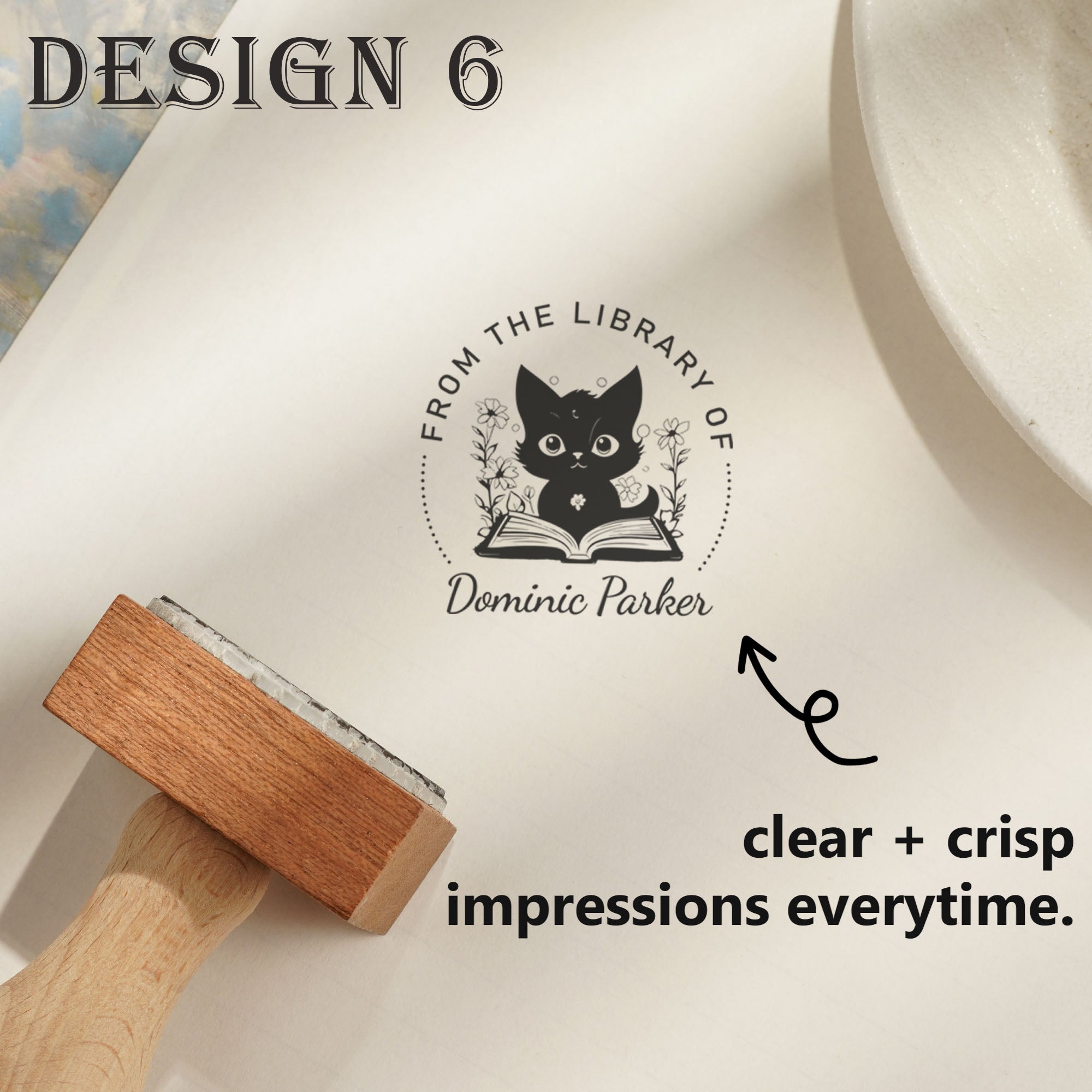 Premium Retro Rubber Stamp