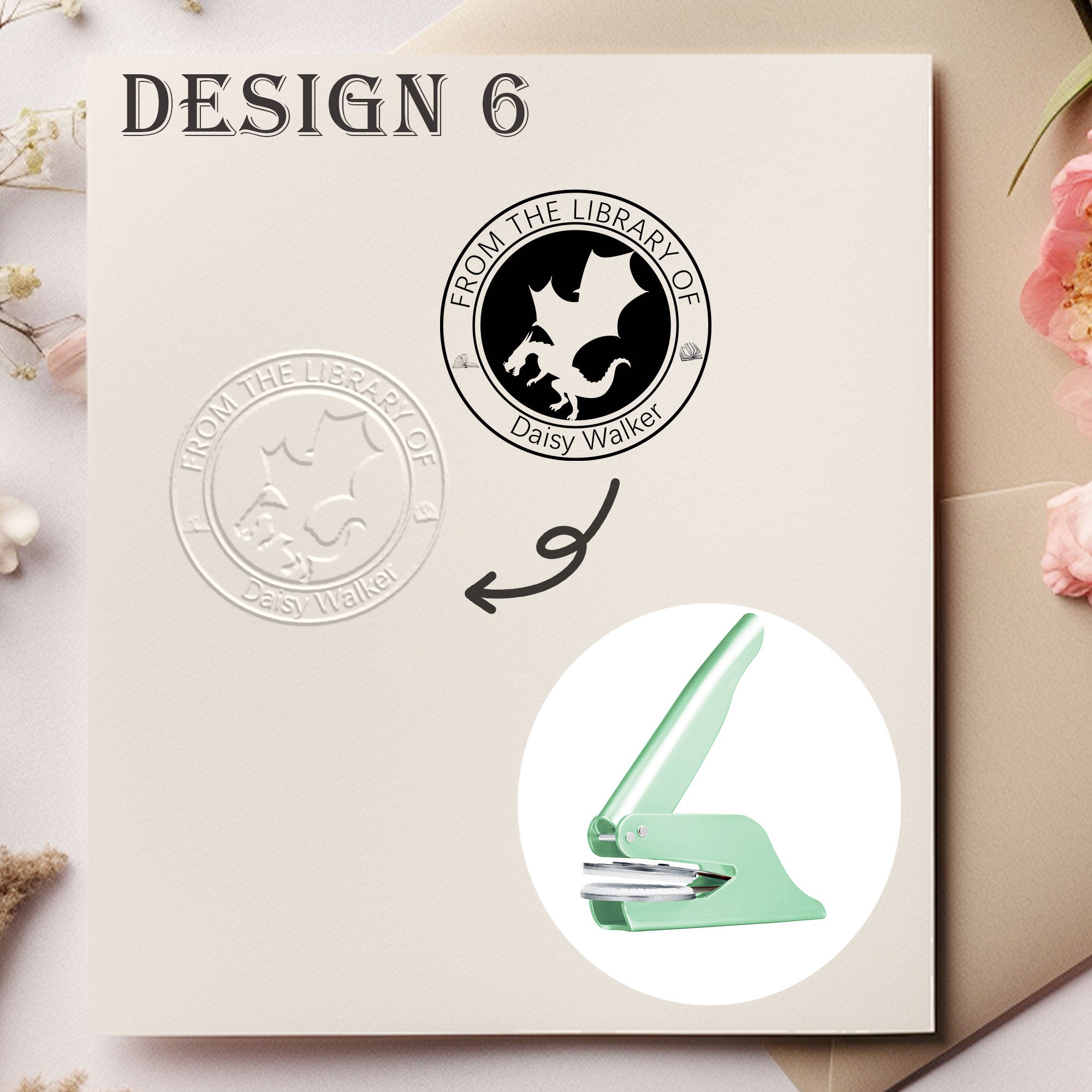 Custom Modern Book Embosser