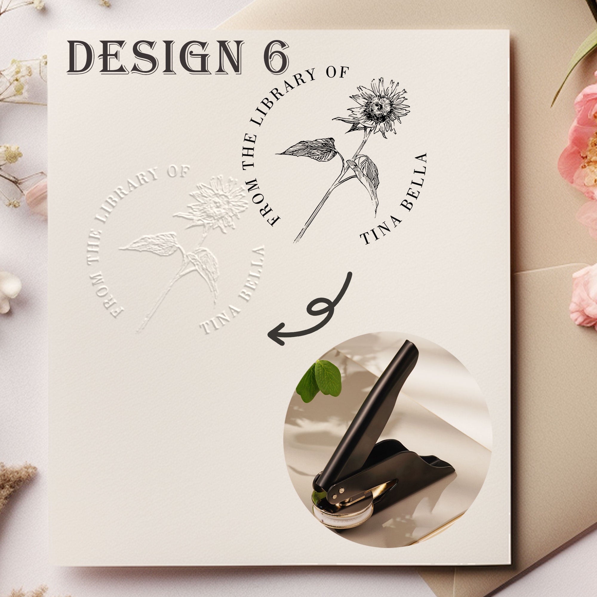 Custom Rustic Book Embosser