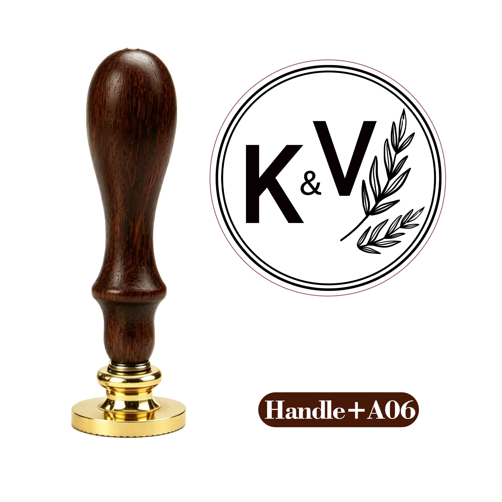 Custom Wax Seal Stamp for Envelopes & Invitations