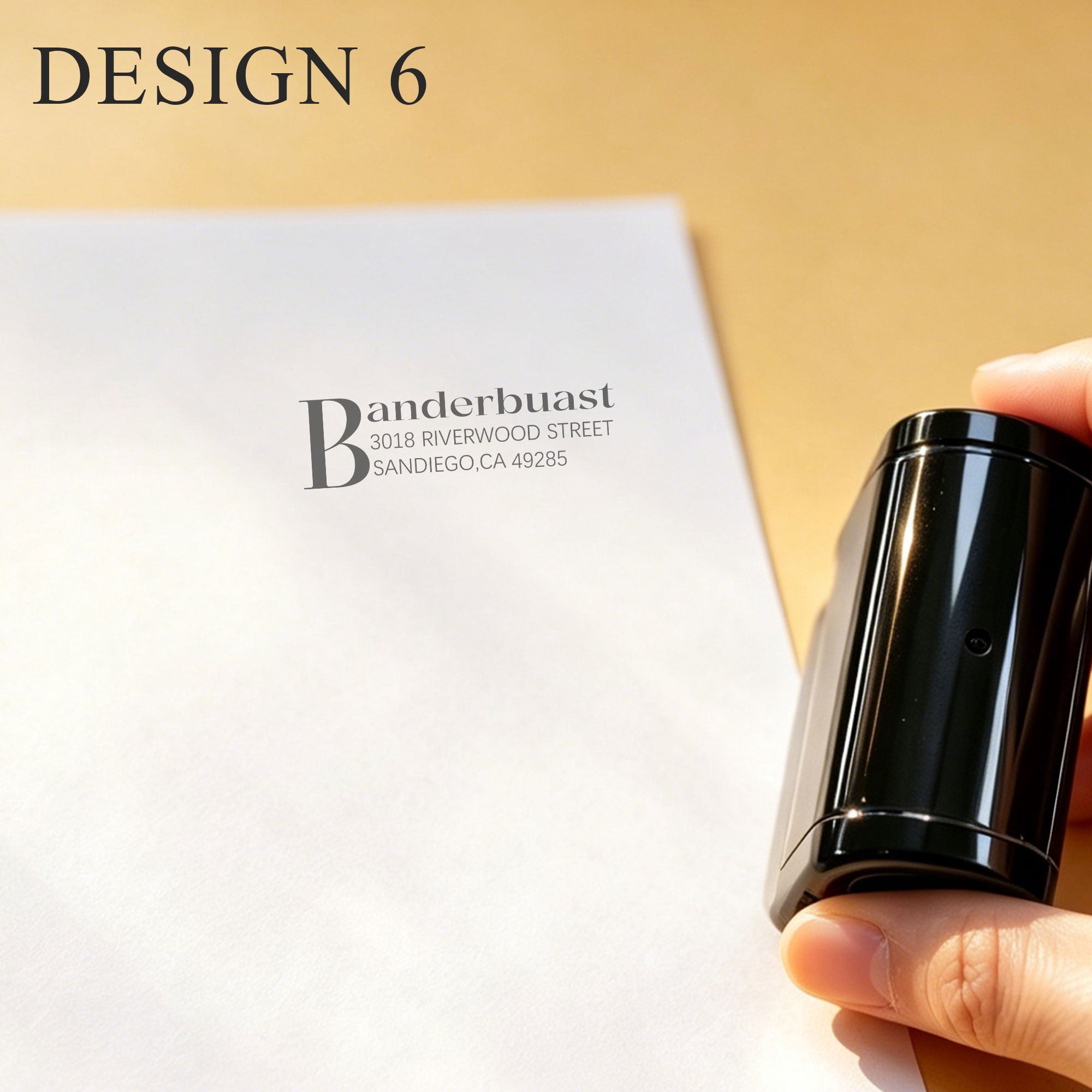 Personalized Return Address Stamp