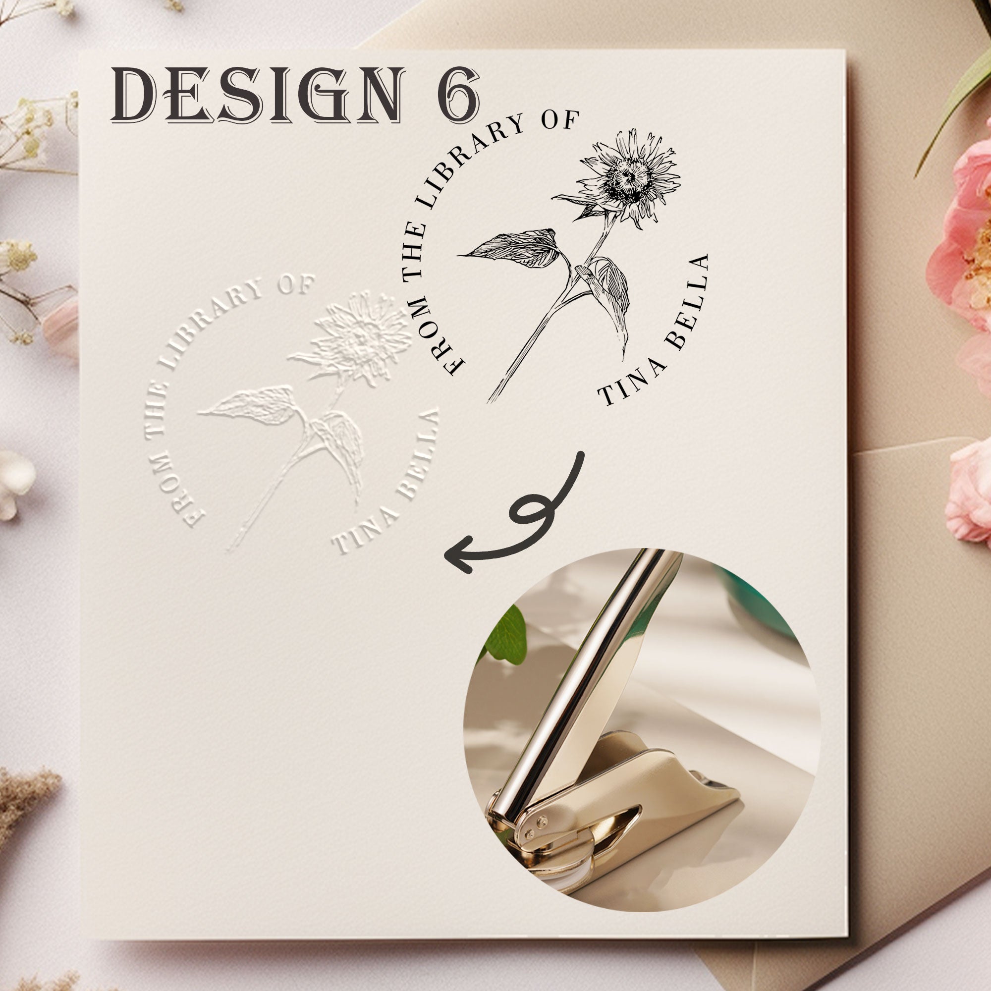 Custom Rustic Book Embosser