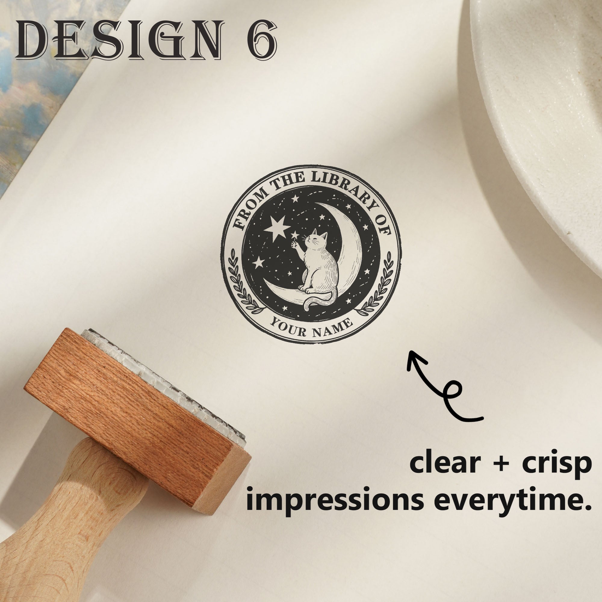 Minimalist Wood Craft Stamp