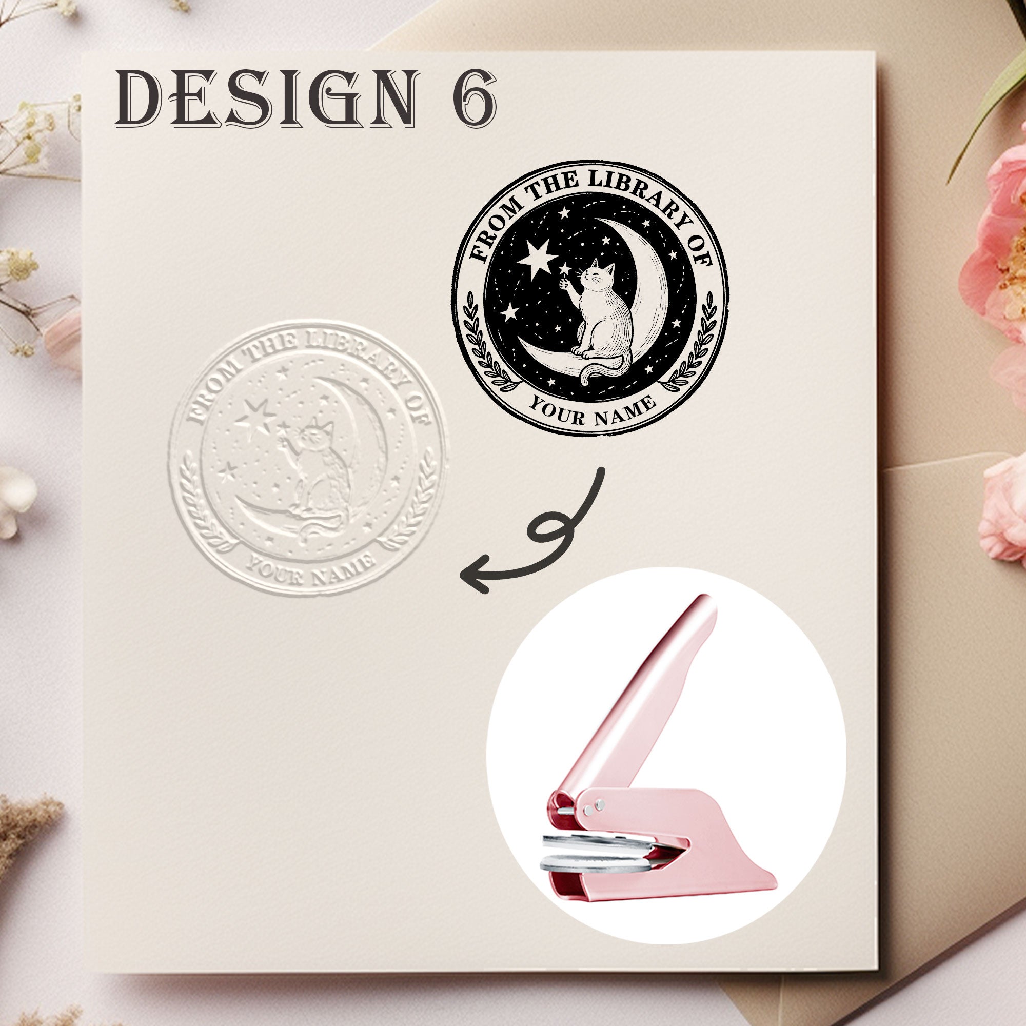 Custom Library Book Embosser