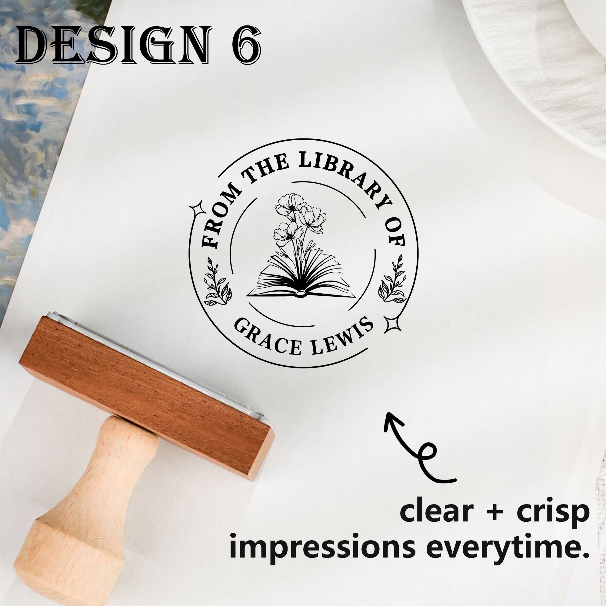Custom Creative Wood Stamp