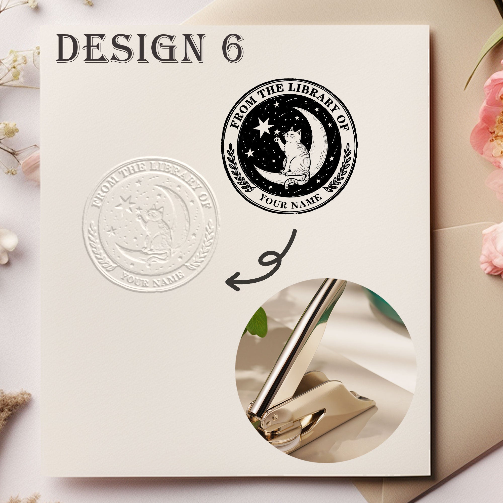 Custom Library Book Embosser