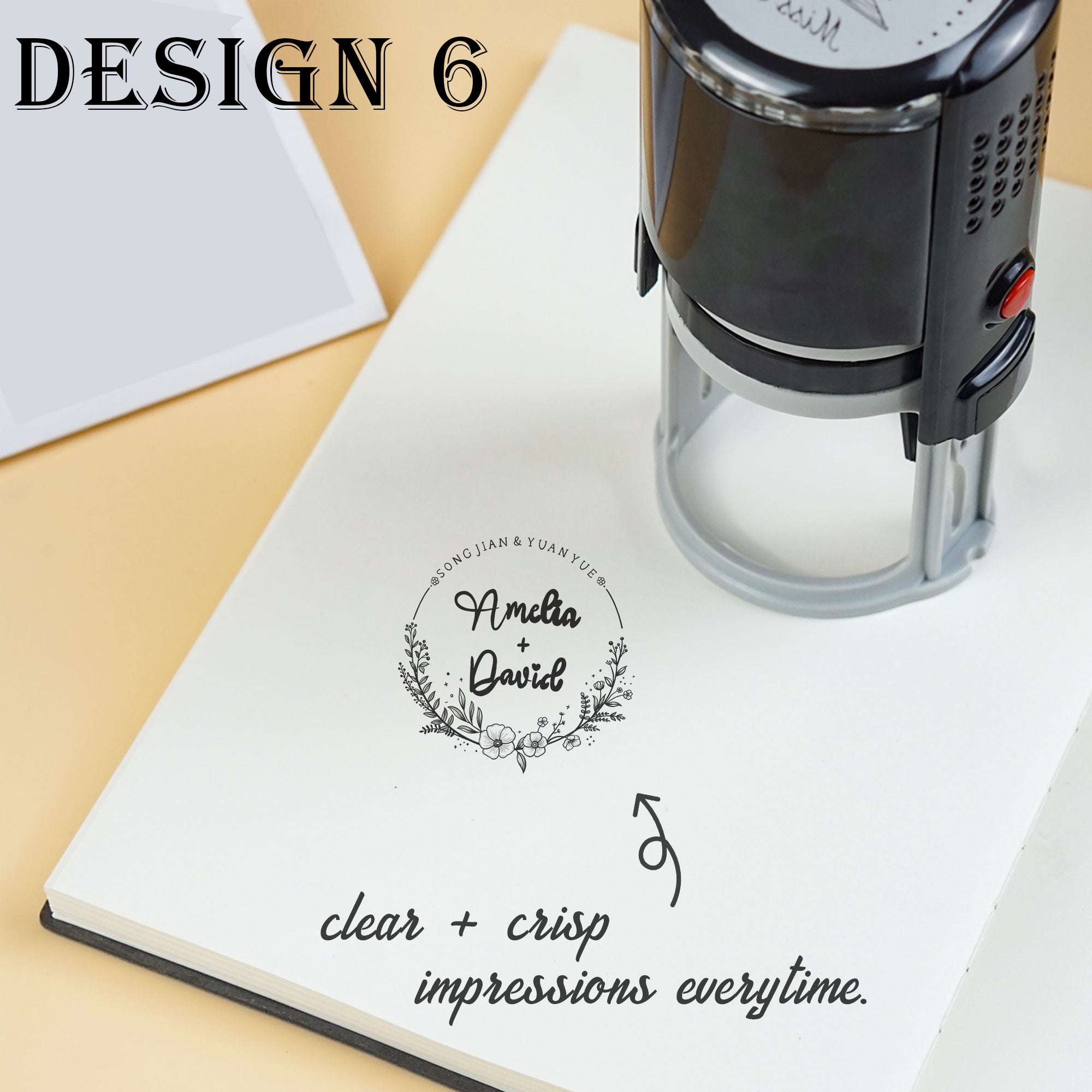 Monogram Self‑inking Stamp