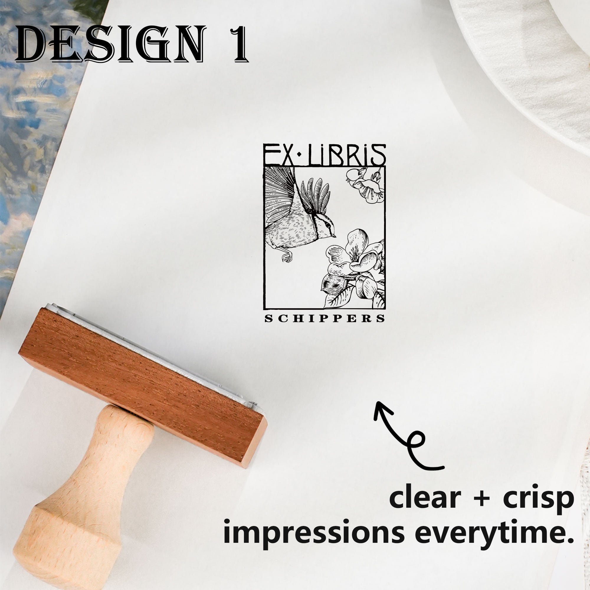 Customized Premium Bookplate Stamp