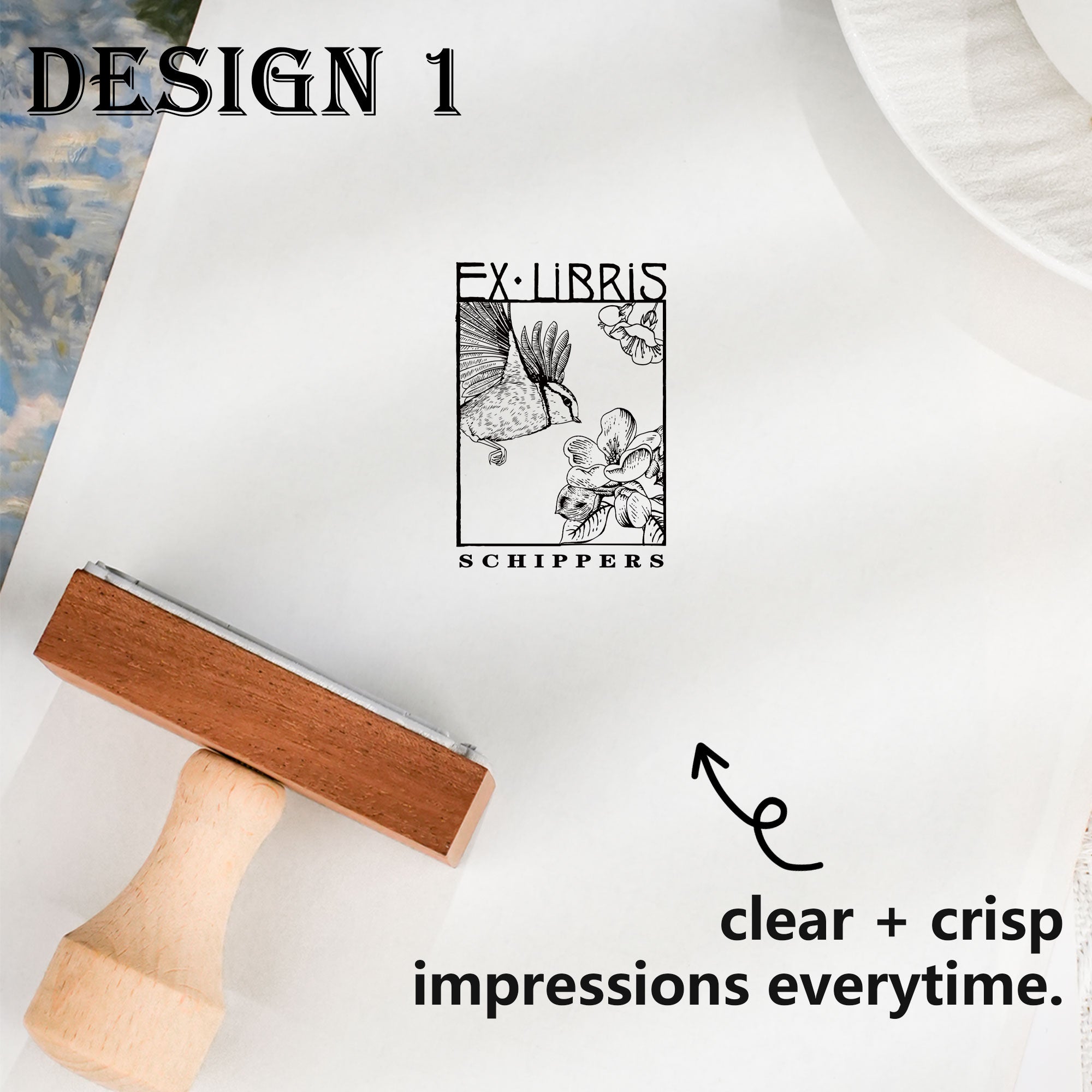 Customized Creative Bookplate Stamp