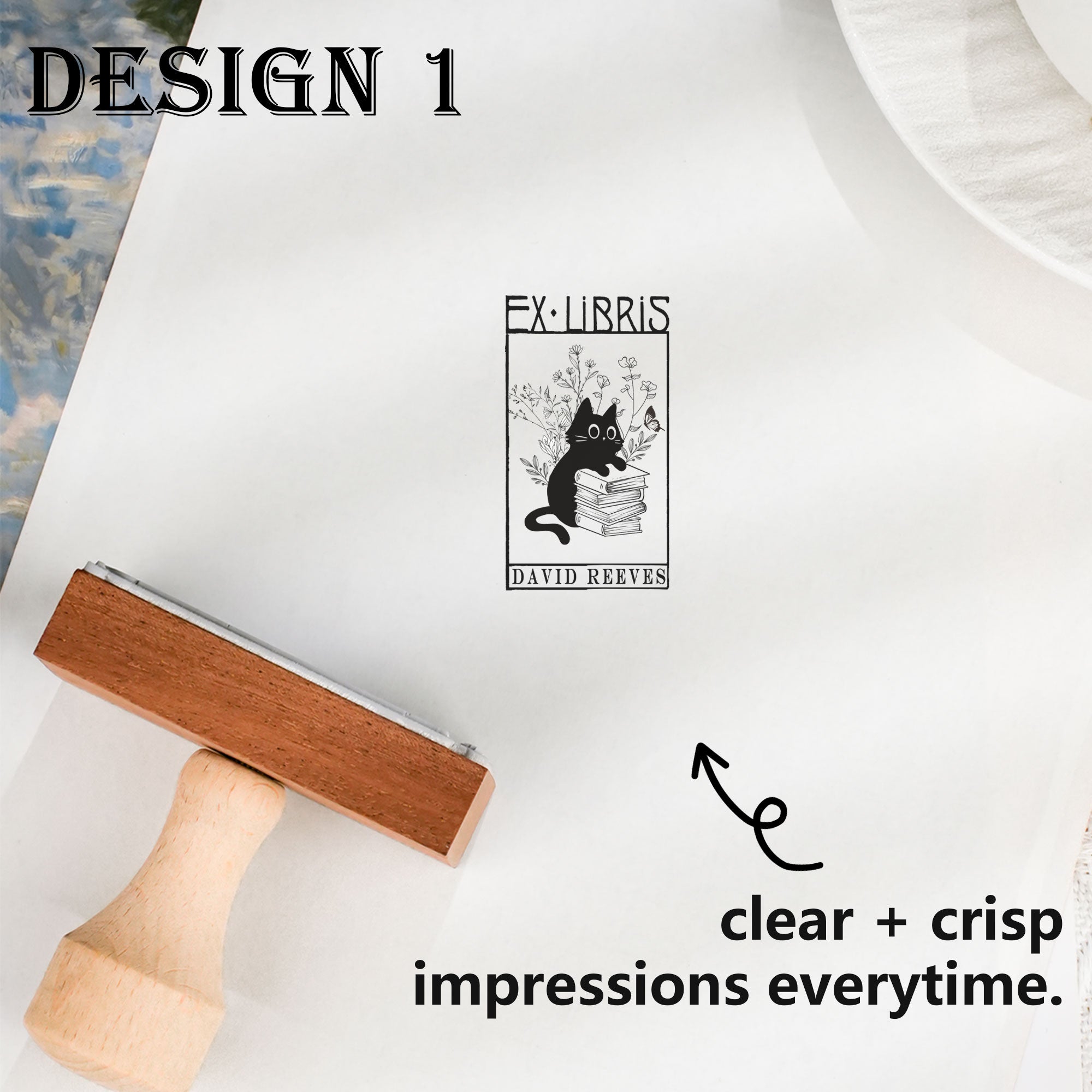 Customized Craft Bookplate Stamp
