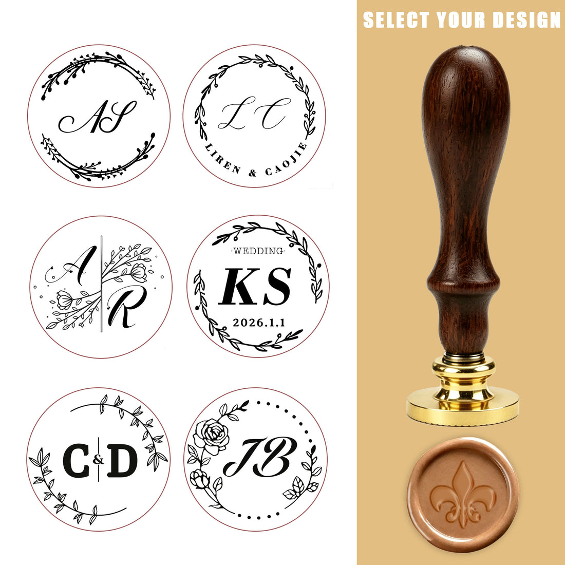 Invitation wax stamp