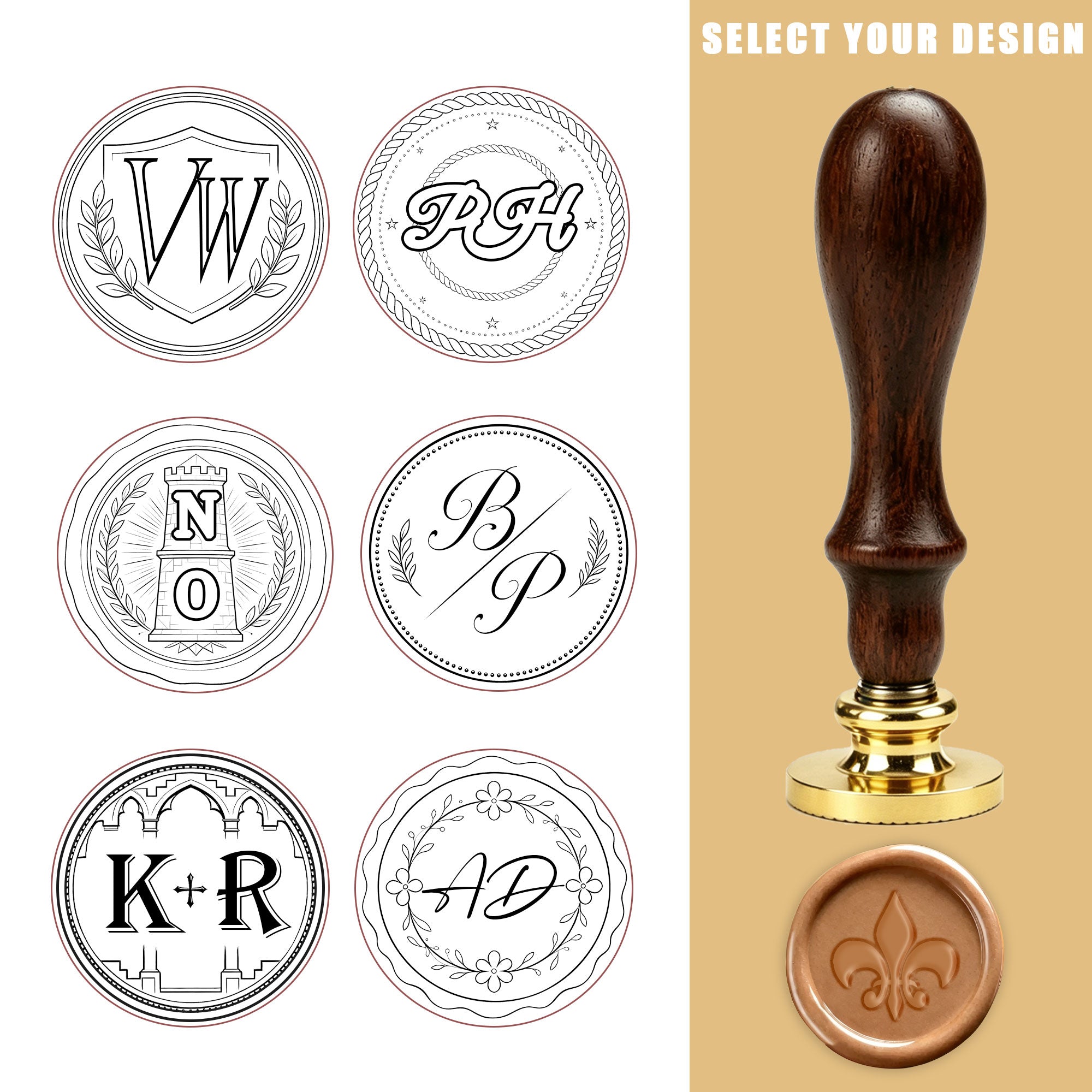 Wax seal stamp