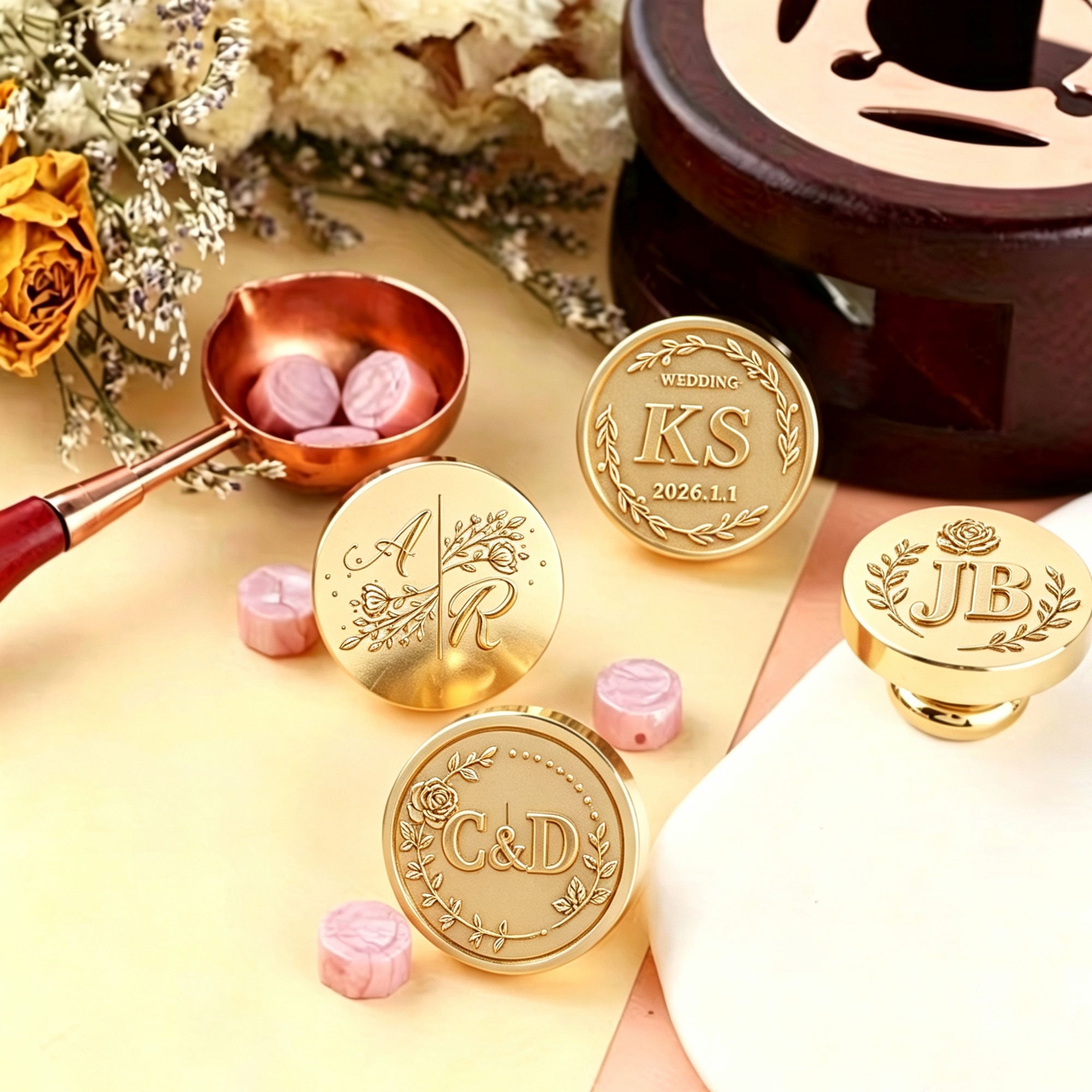 Invitation wax stamp