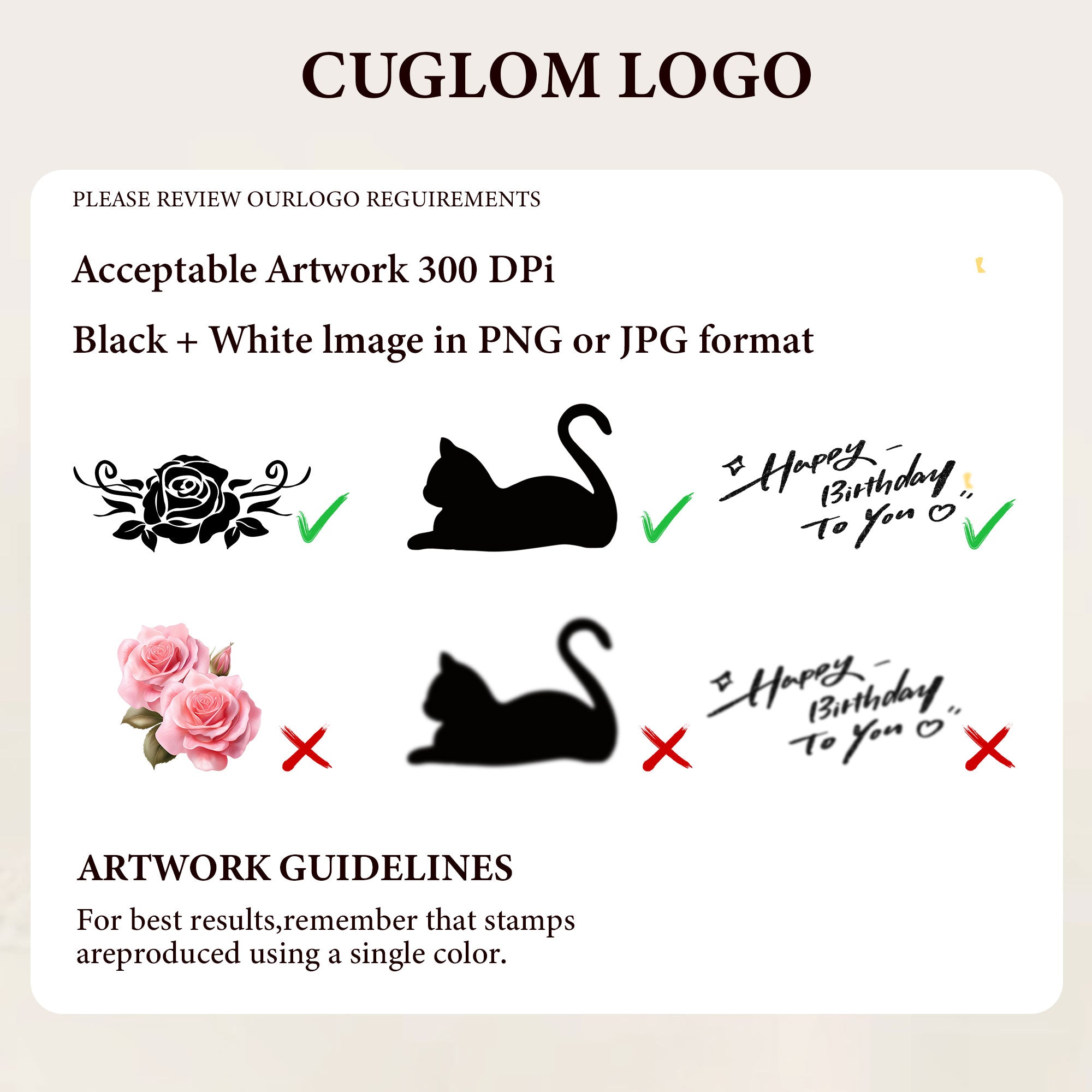 Custom logo