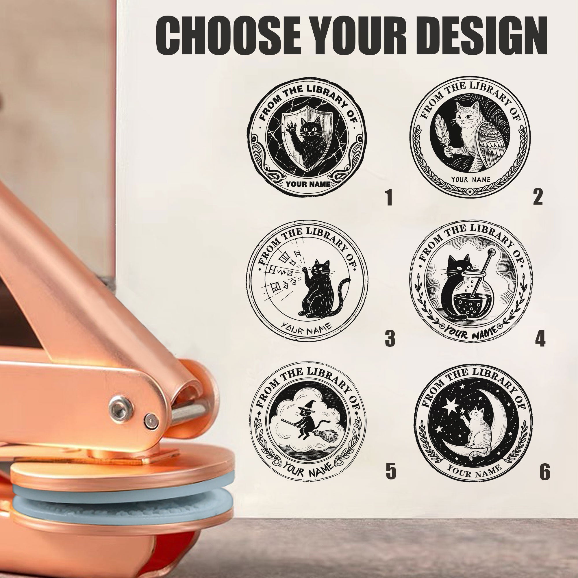 Custom Library Book Embosser