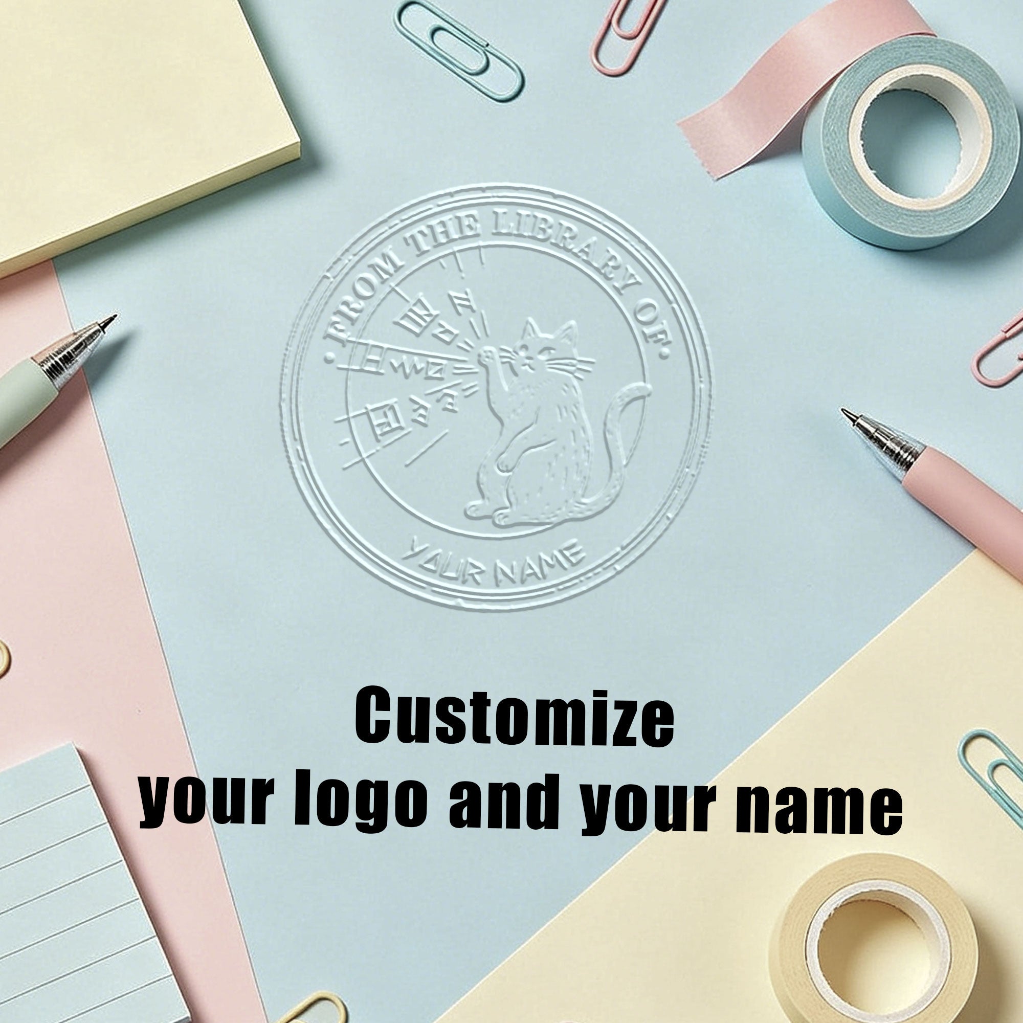 Custom Library Book Embosser