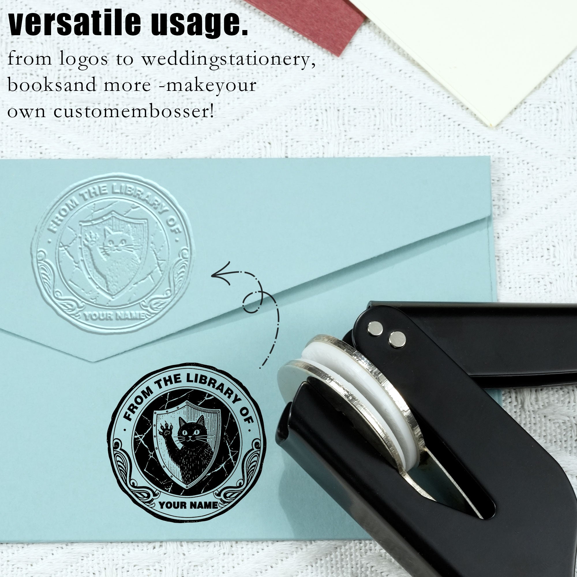 Custom Library Book Embosser