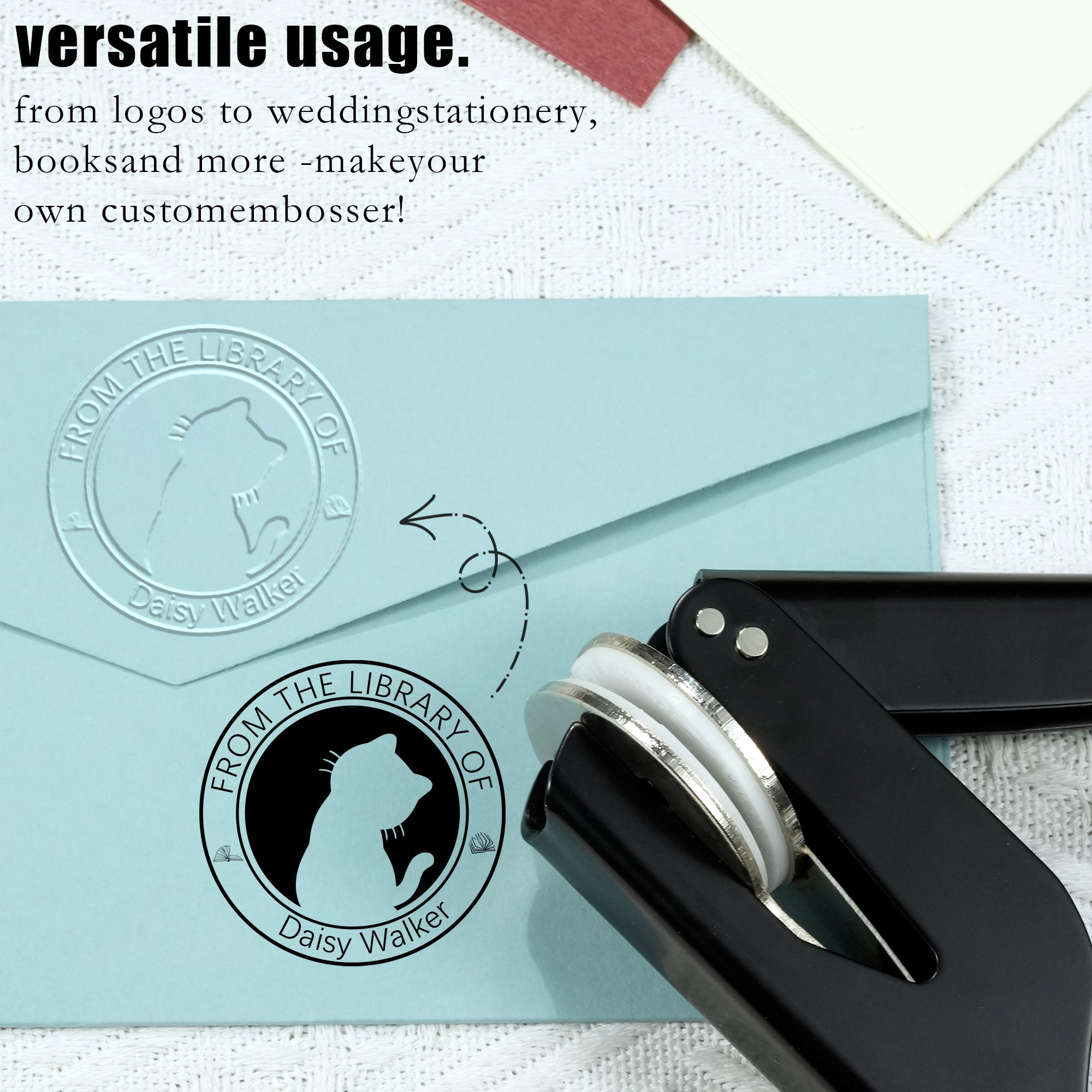 Custom Modern Book Embosser