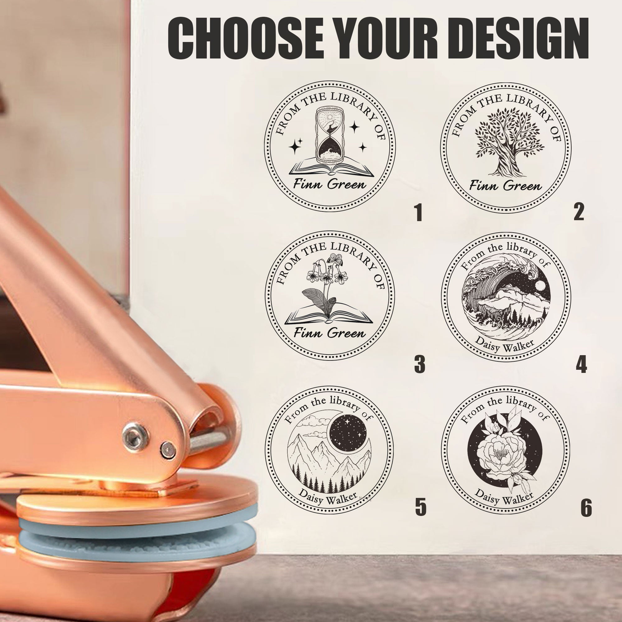 Custom Retro Keepsake Embosser