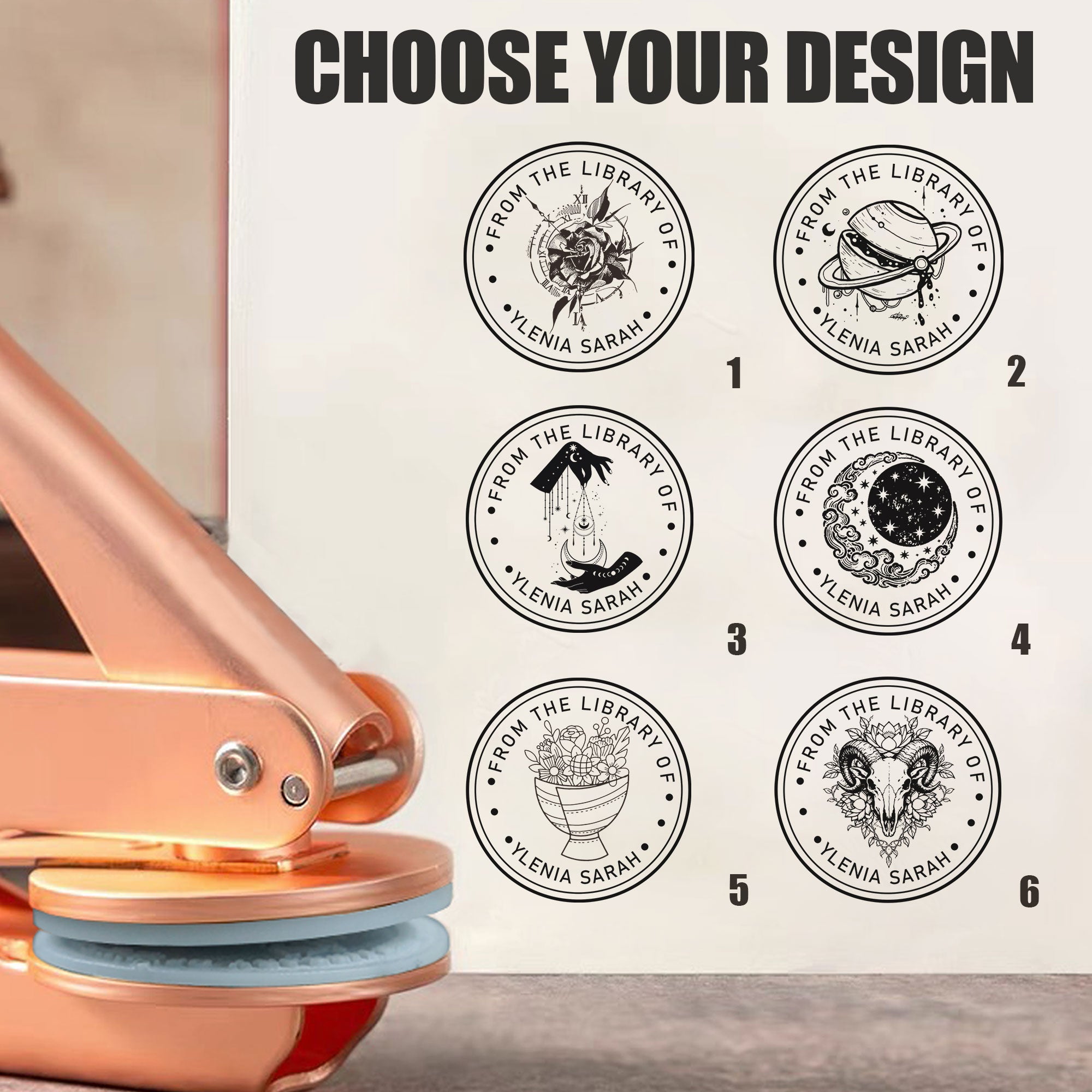 Custom Art Lover Embosser