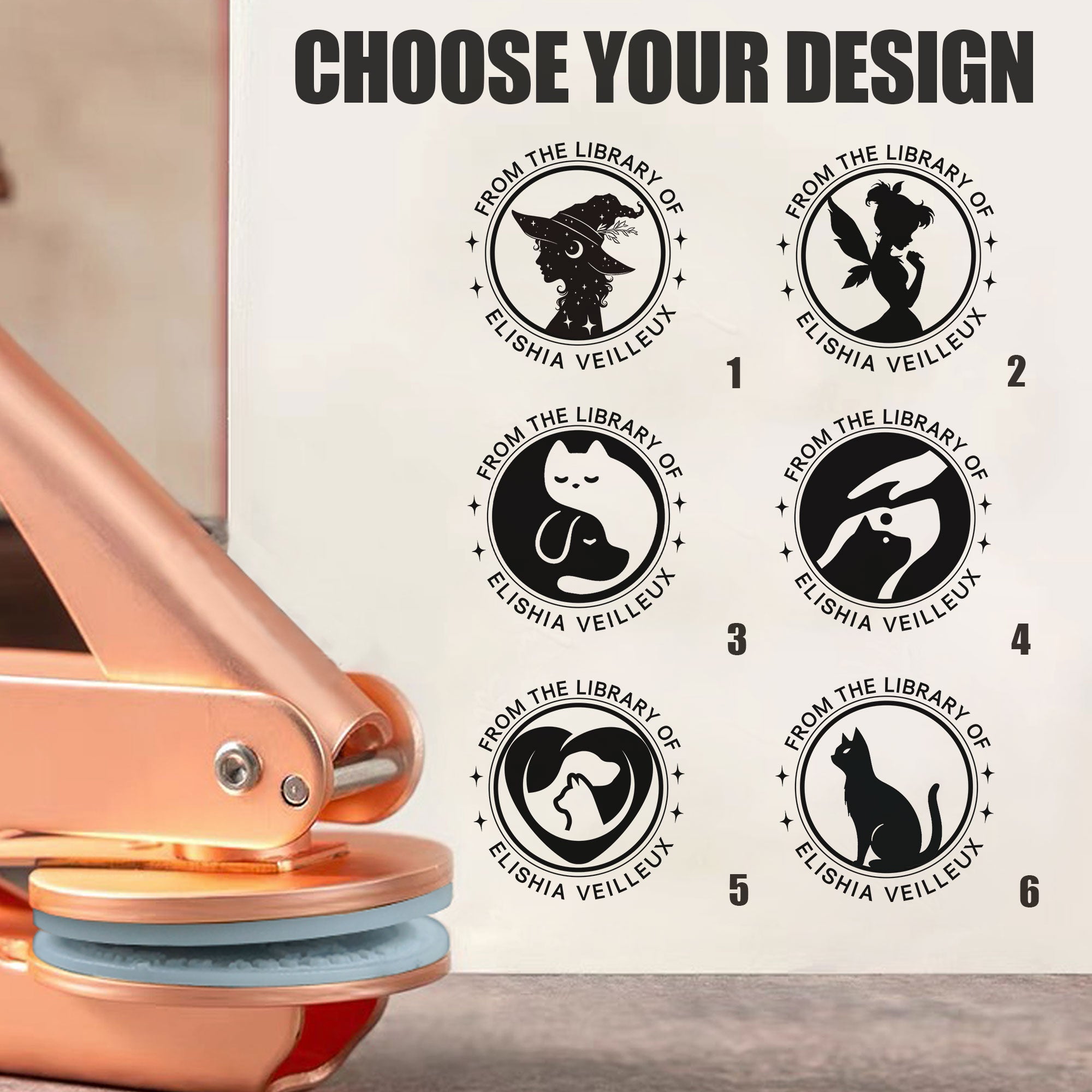 Custom Decor Book Embosser